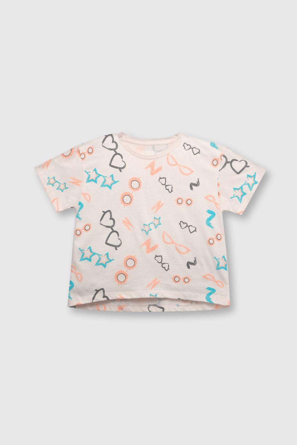 Polera de niña anteojos bloosom (2 a 12 años)-0