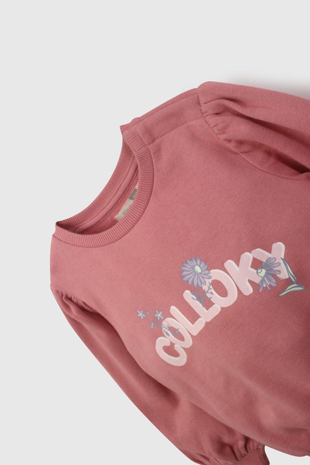 Polerón Fucsia Colloky De Niña PLPO3280V26-2