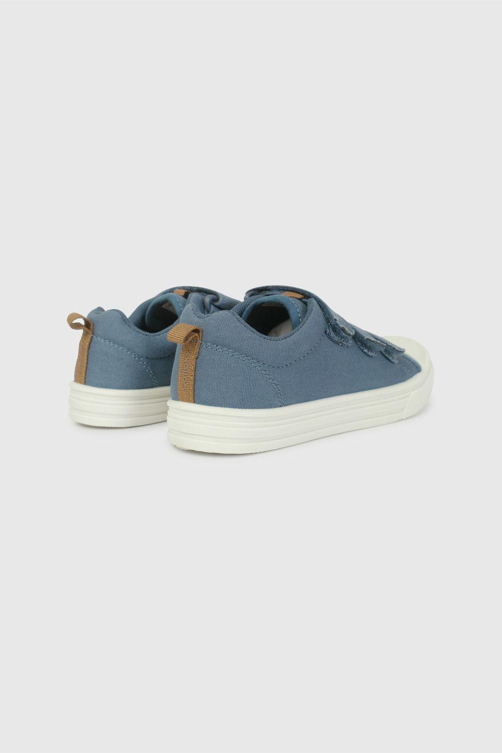 Zapatilla de Lona Azul de Niño talla 28 a 38-4
