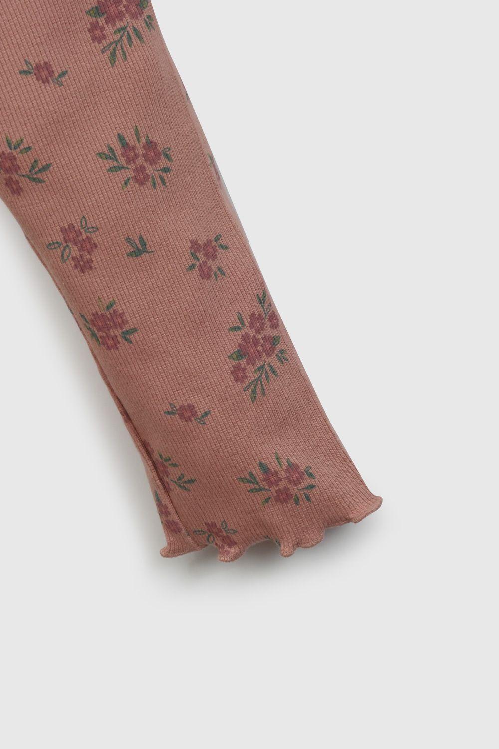 Pata Flores Rib  De Niña PAPU0636V26-3