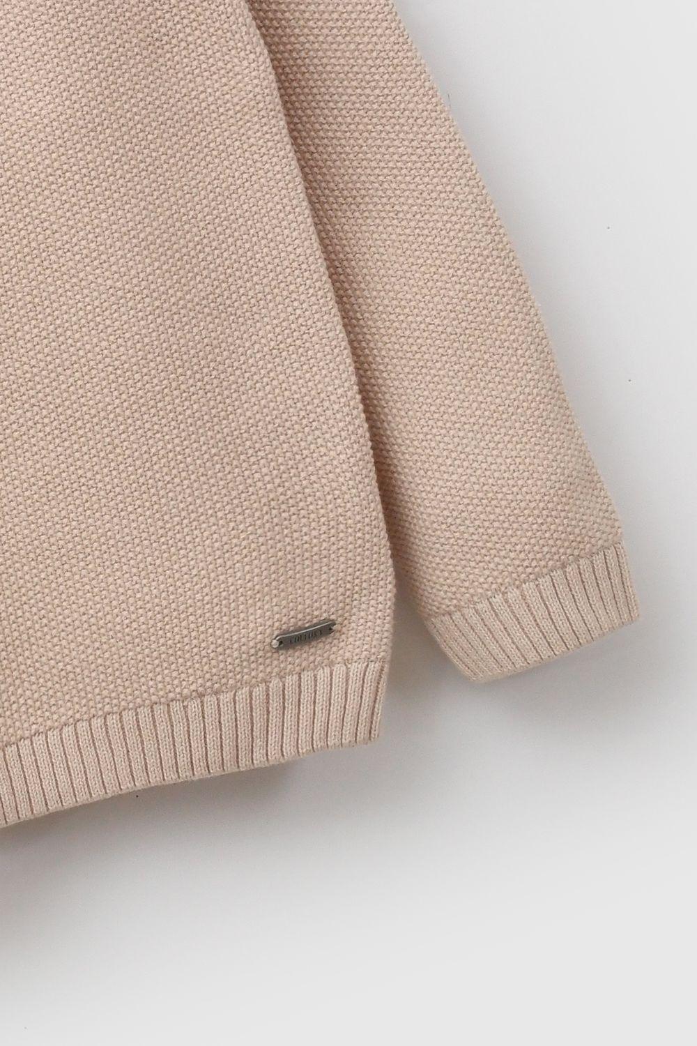 Sweater Tejido Beige Niño 6-9M a 4-5A Colloky-2