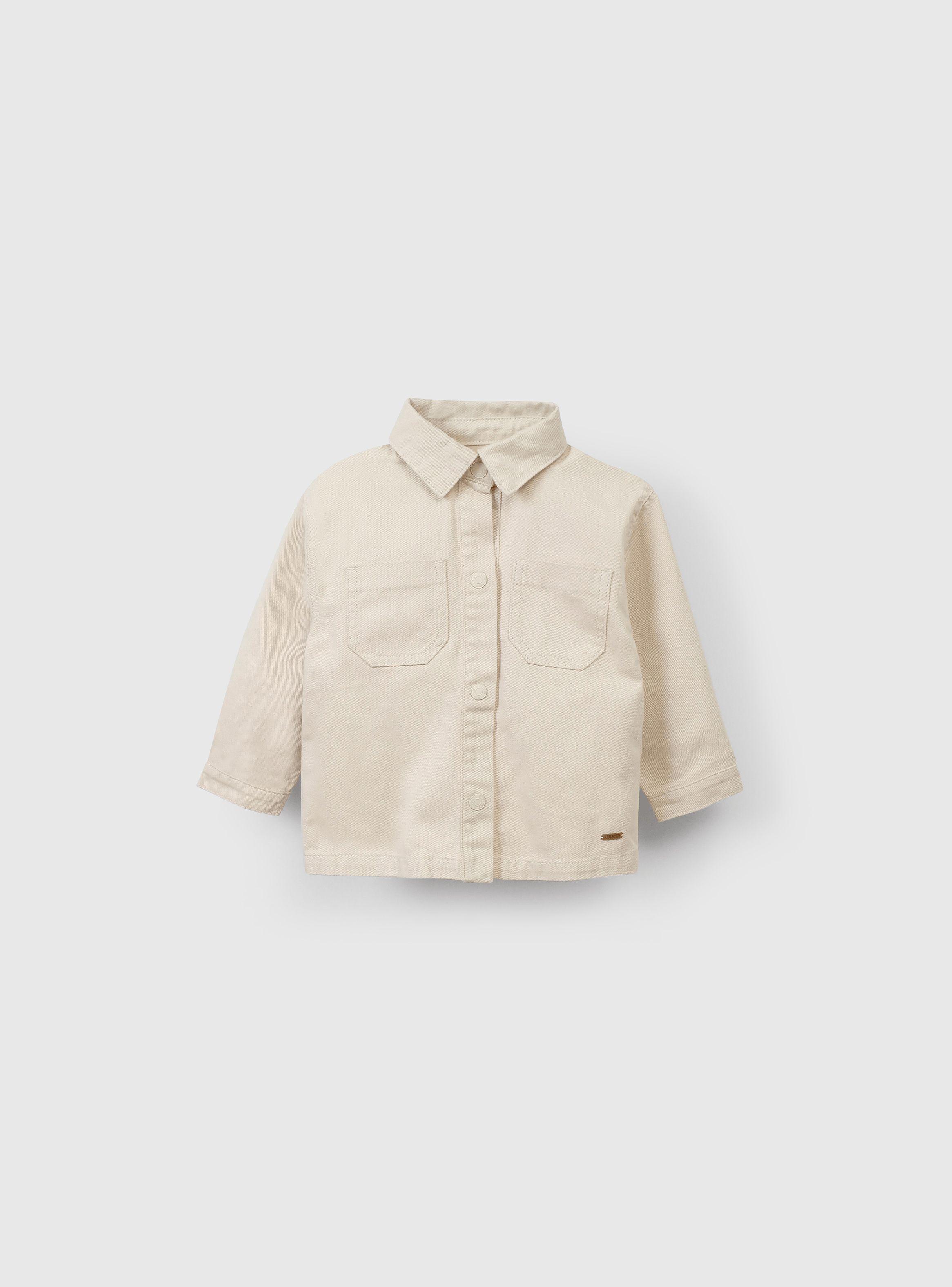 Camisa Unisex Beige 55939 Colloky-0