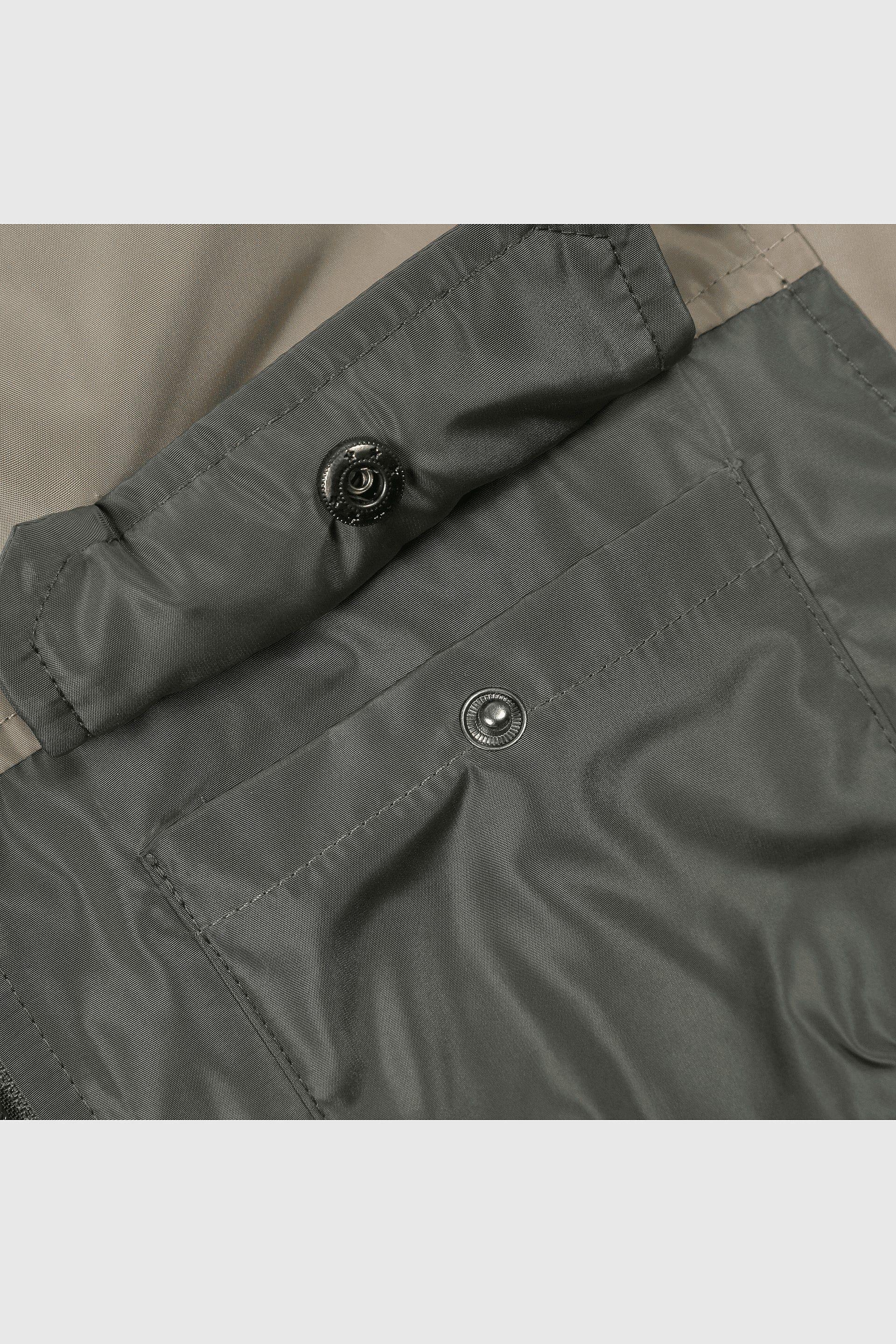 Chaqueta corta viento café para niños, estilo y protección-4