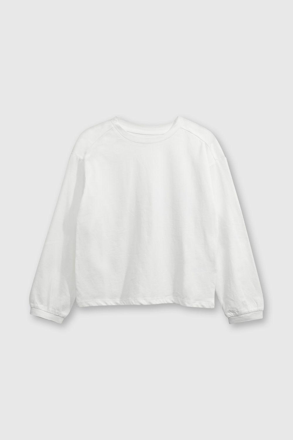 Polera Blanco de Niña-0