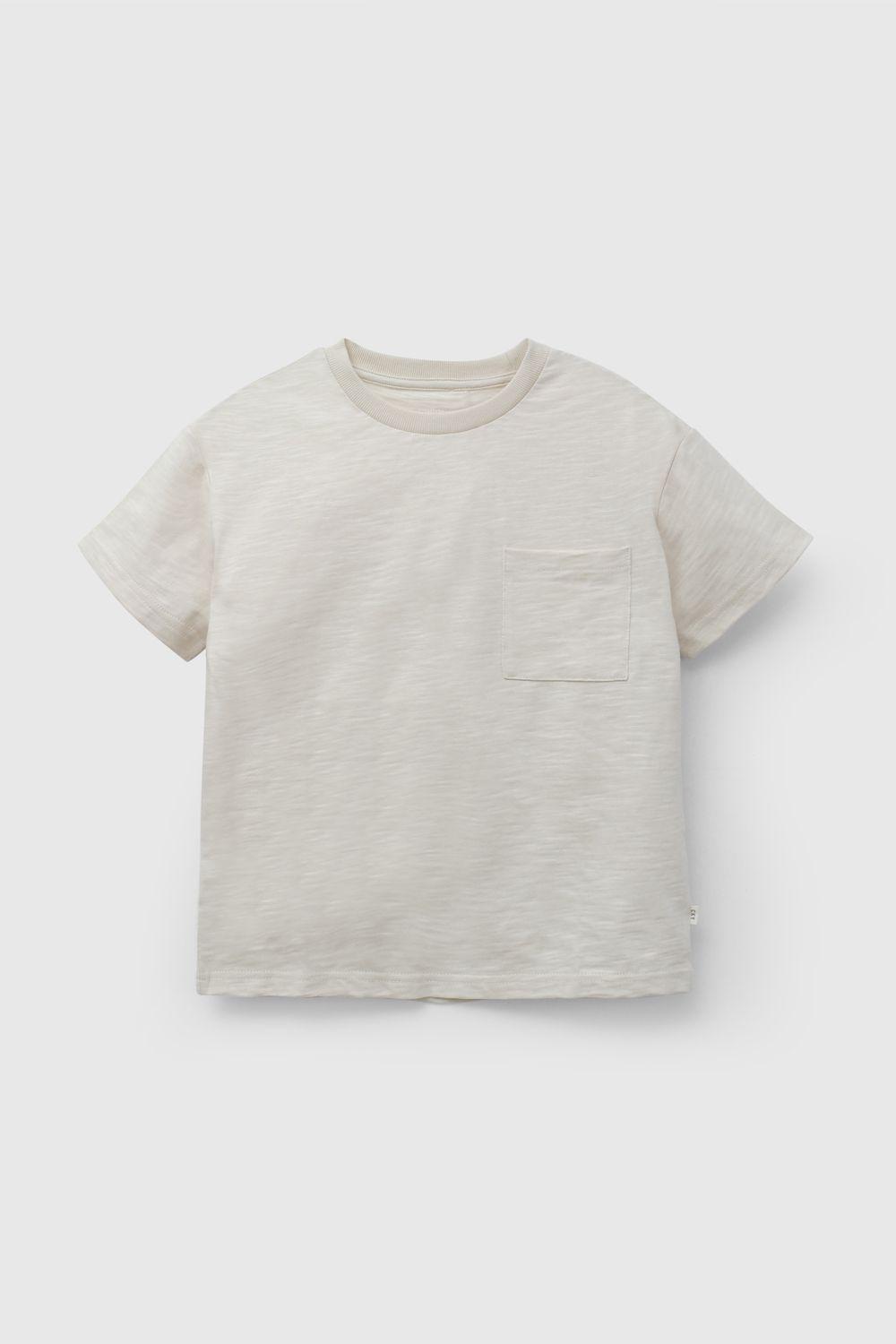 Polera Básica Beige De Niño POJE5575V26-1