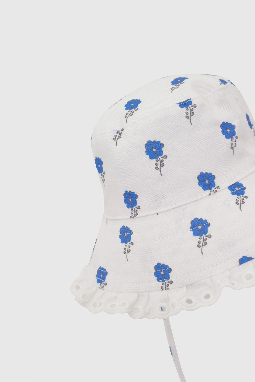 Sombrero Niña Blanco 0 Colloky-2