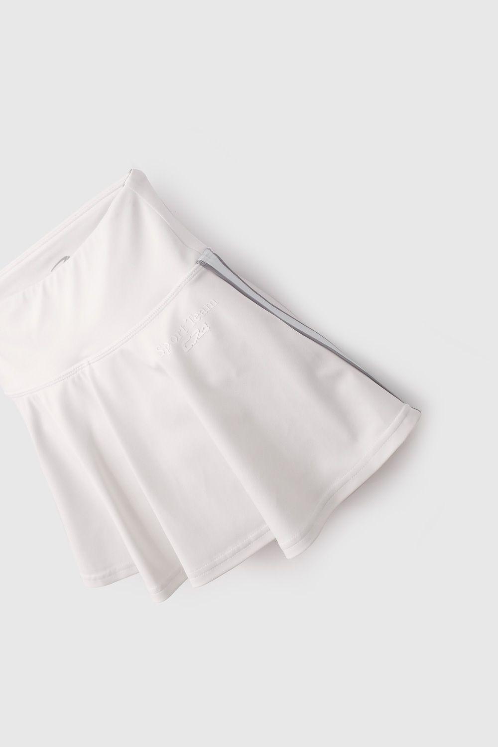 Falda Blanca Deportiva De Niña FAPY0209V26-2