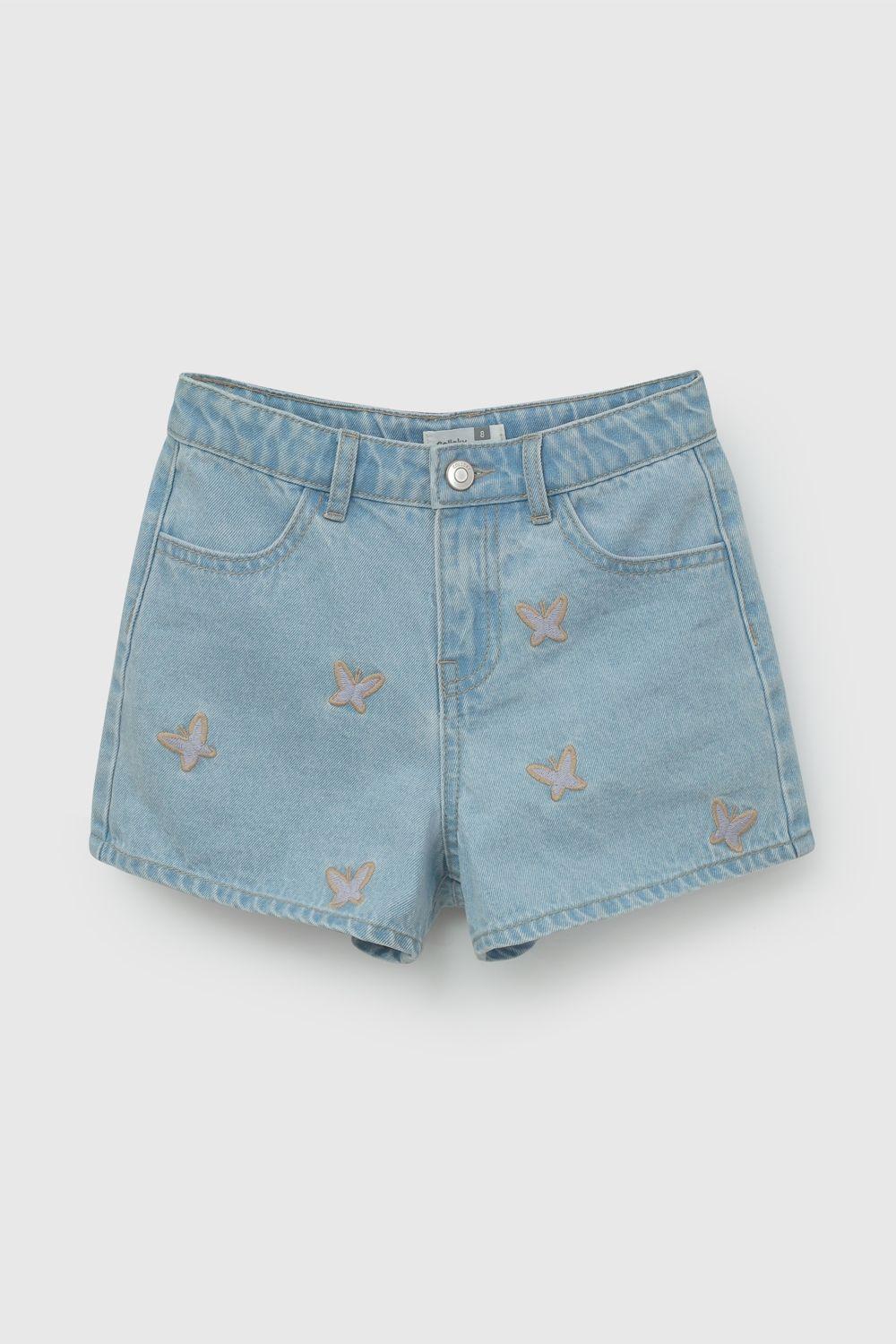 Short Niña Celeste 58035 Colloky-0
