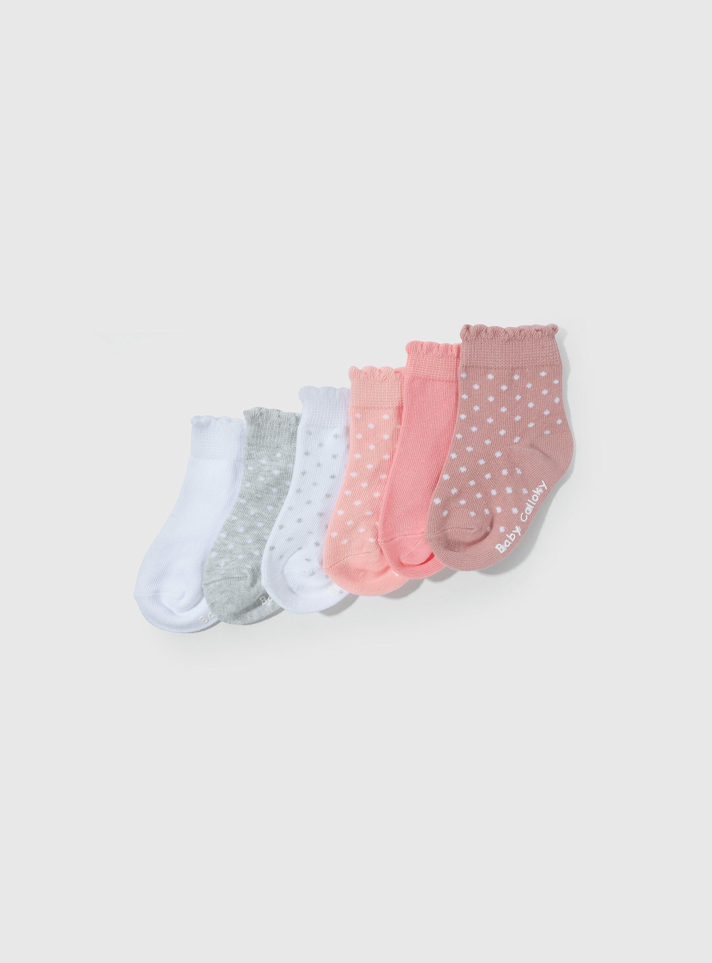 Calcetín Deportivo Niña Rosado 55397 Colloky-0