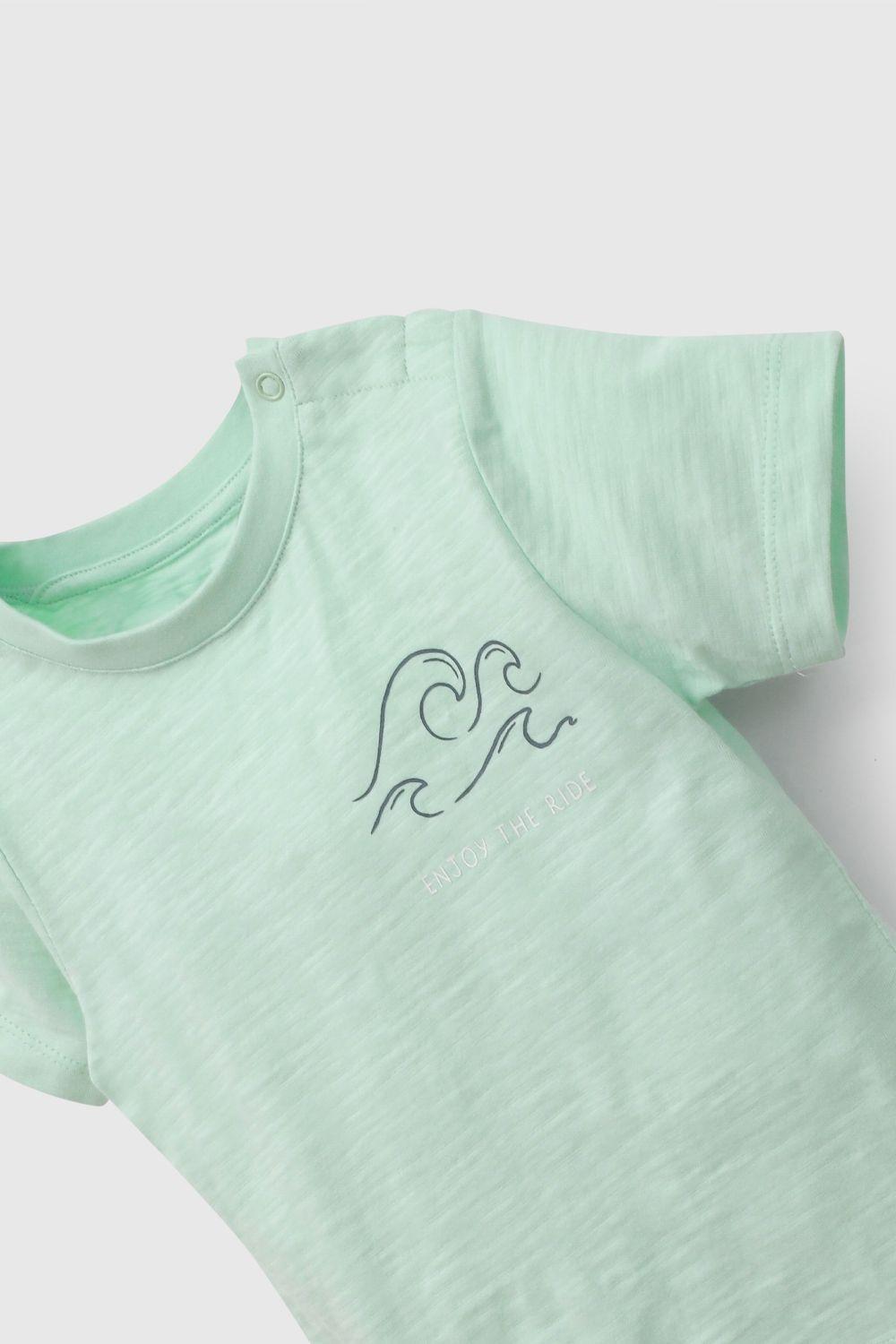 Polera Niño Verde 58237 Colloky-2