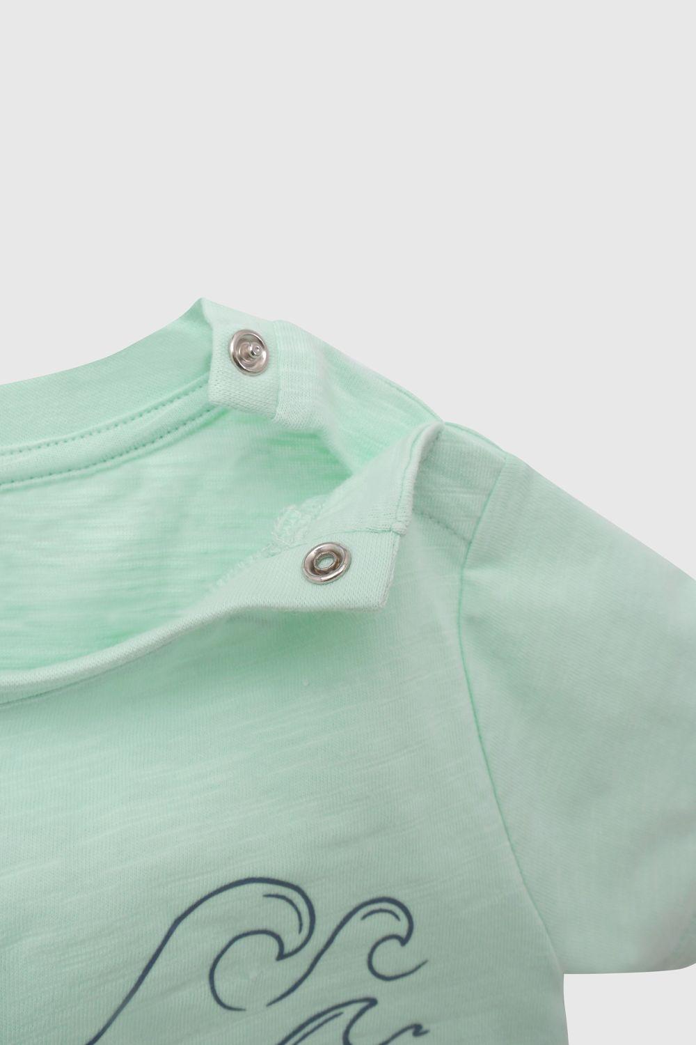 Polera Niño Verde 58237 Colloky-3