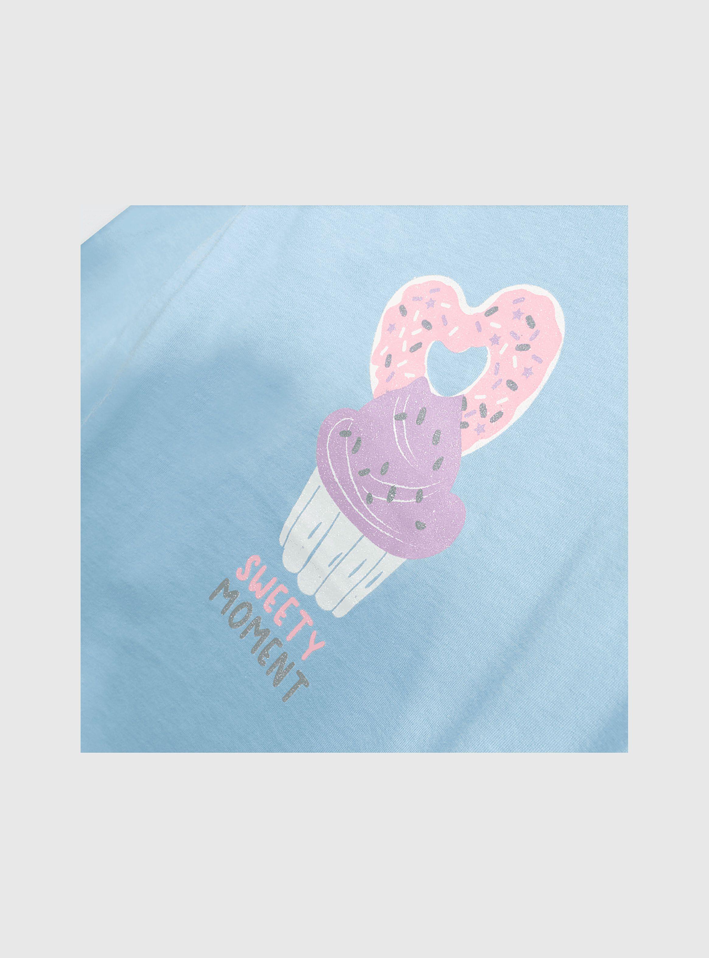 Polera Niña Celeste 49276 Colloky-2