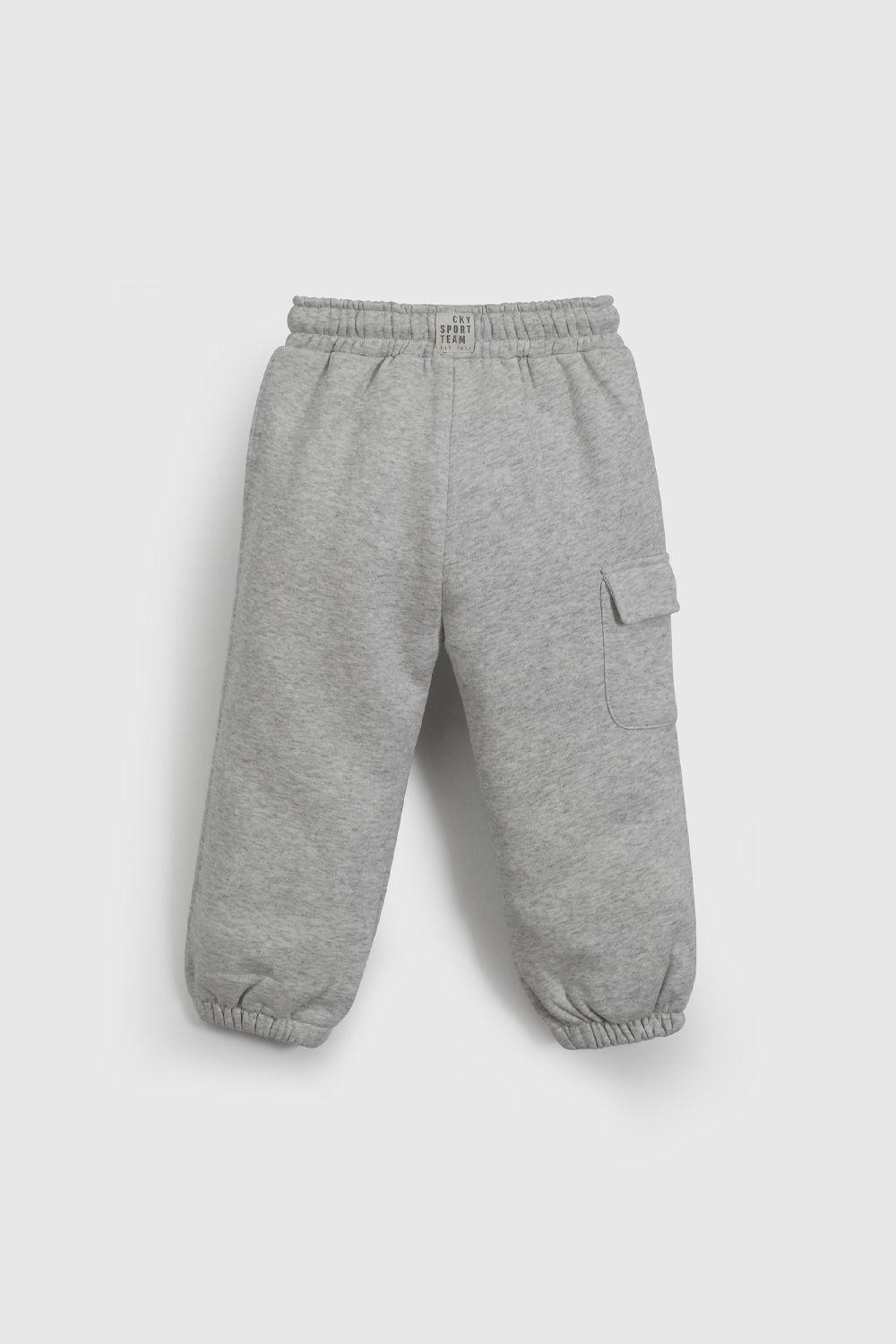 Buzo Gris Bolsillo De Niño PTPO1906V26-1