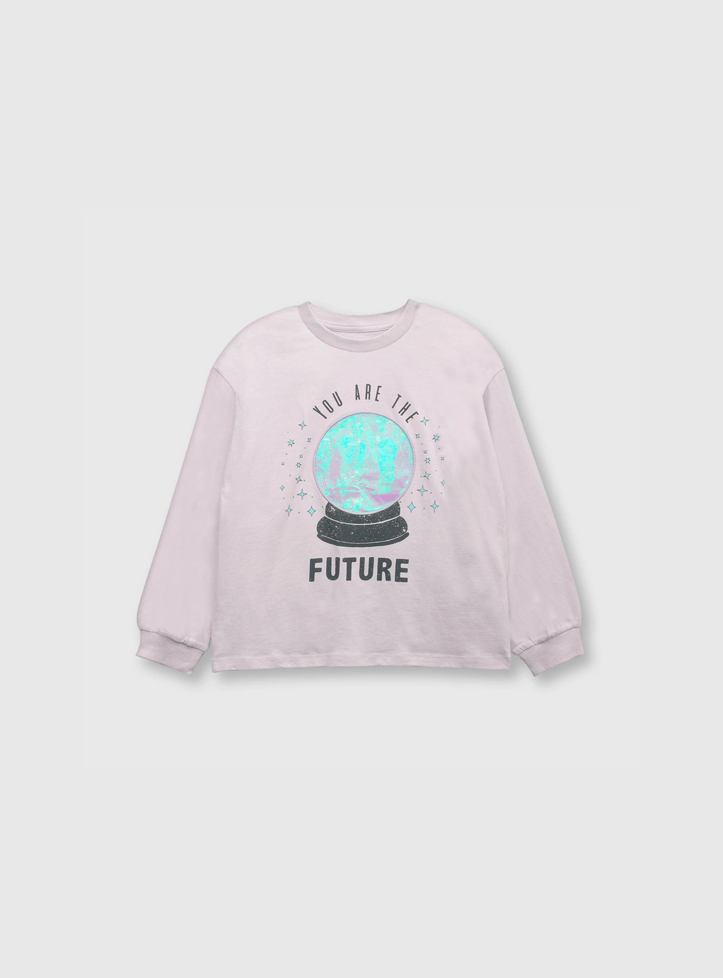 Polera De Niña Future Morado (2 A 12 Años) Colloky-0