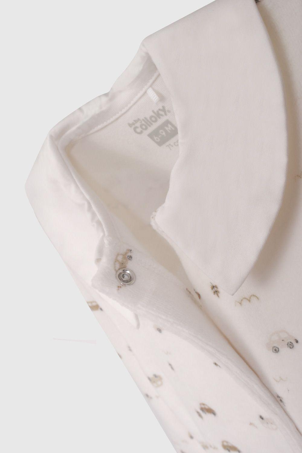 Osito Blanco Plush Autos De Bebé OLPL0178V26-3