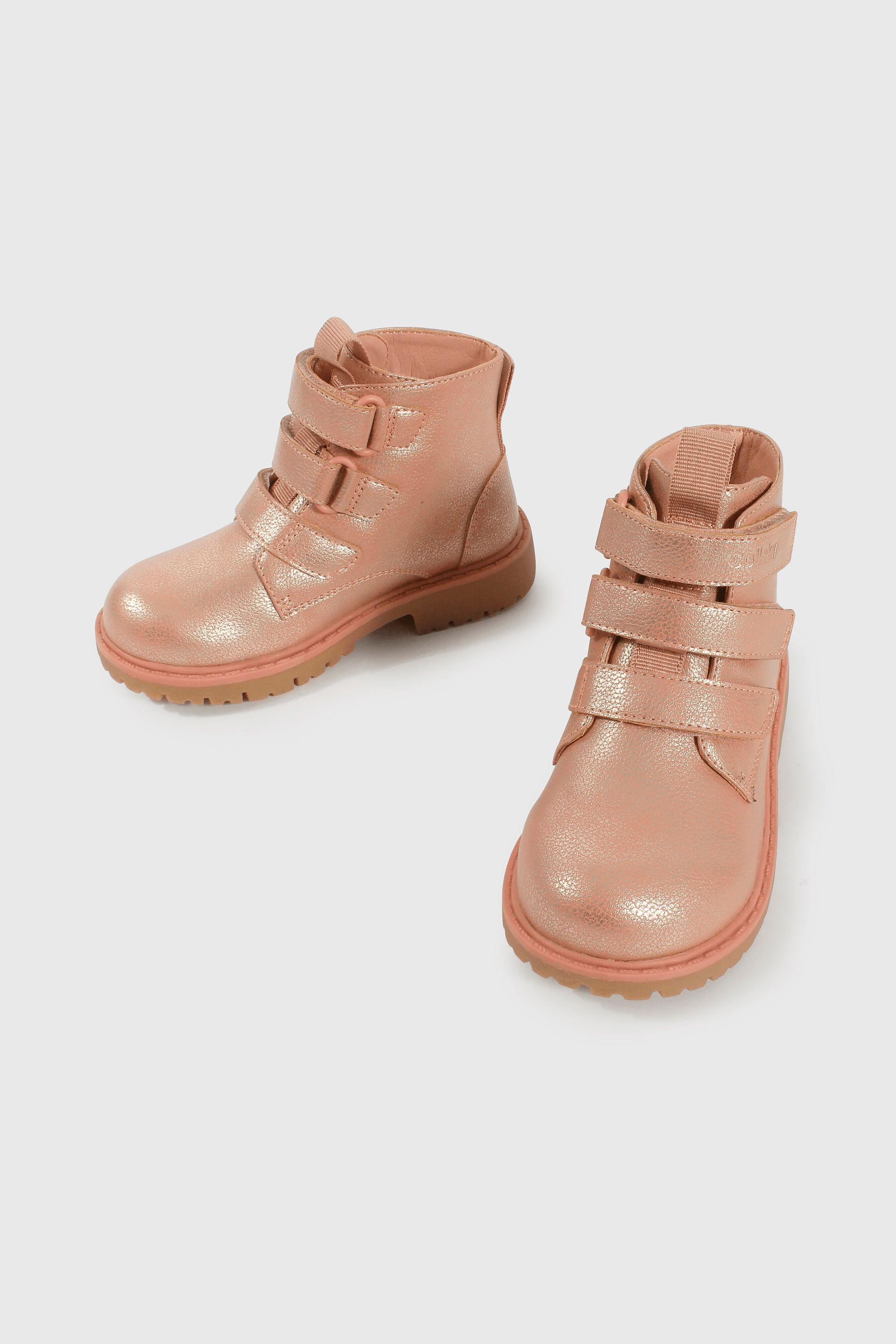 Botín Caminante Caña Media Rosado para Niña de 12 meses a 4 Años-3