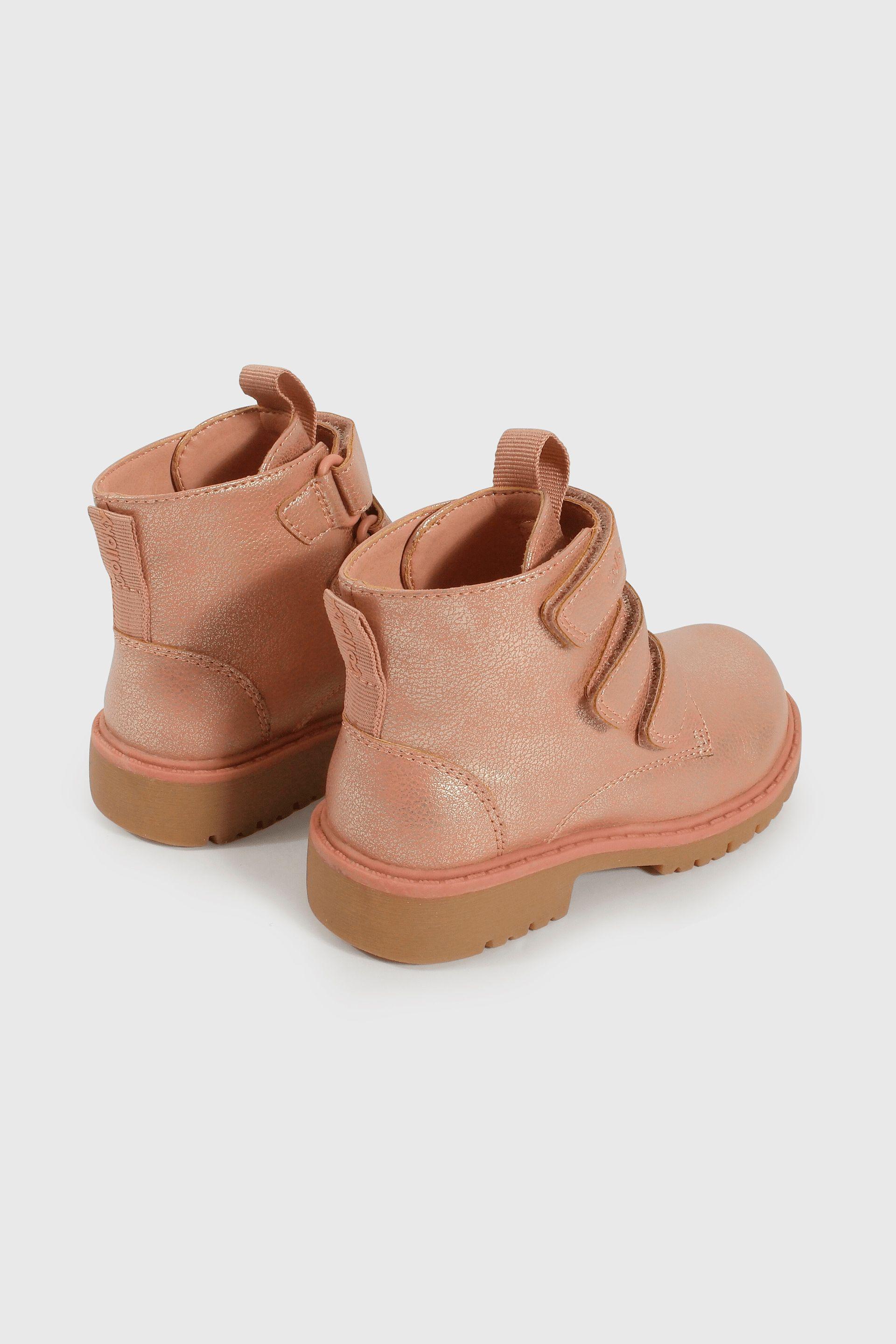 Botín Caminante Caña Media Rosado para Niña de 12 meses a 4 Años-4