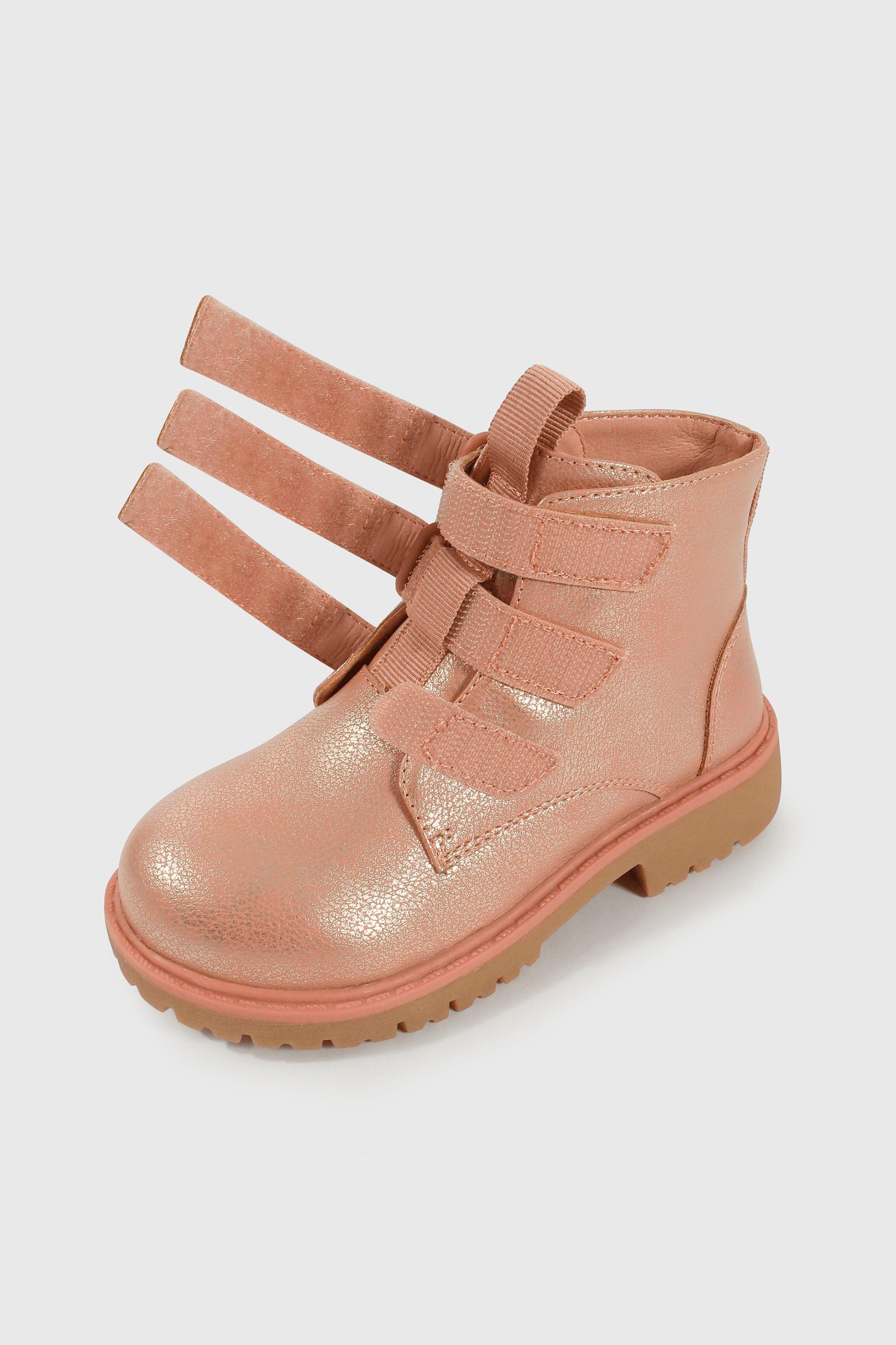 Botín Caminante Caña Media Rosado para Niña de 12 meses a 4 Años-5