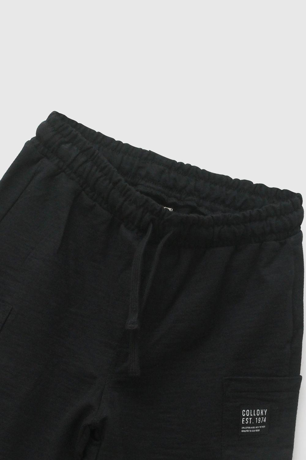 Bermuda Cargo Negro Niño 3-4A a 12-13A Colloky-3