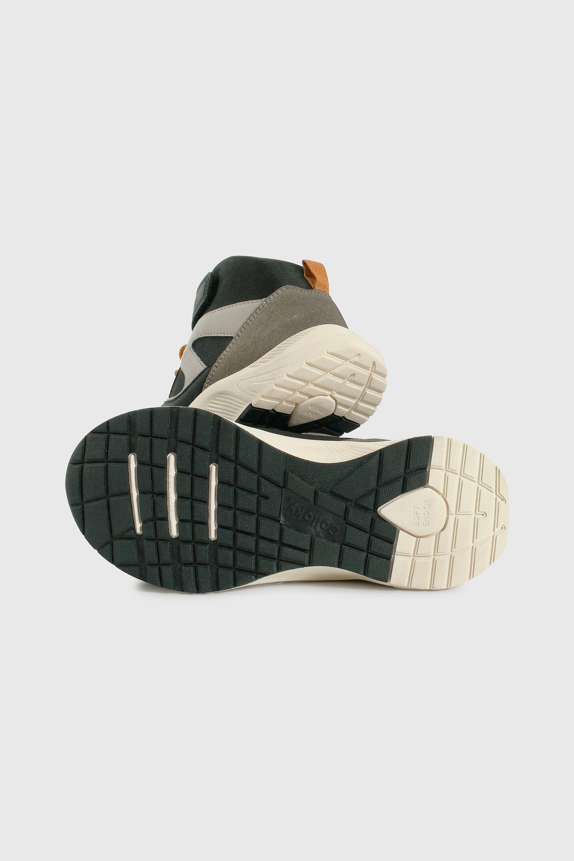 Botín Colección Negro de Niño con Velcro y Cordón T 28 al 38 5176-2