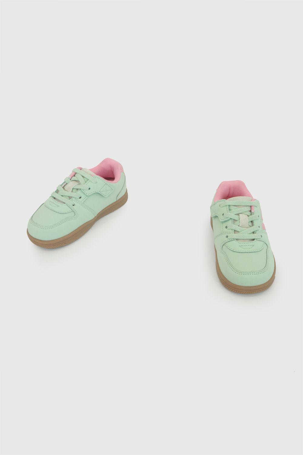 Zapatilla Urbana Verde Niña 21-27 Colloky-3