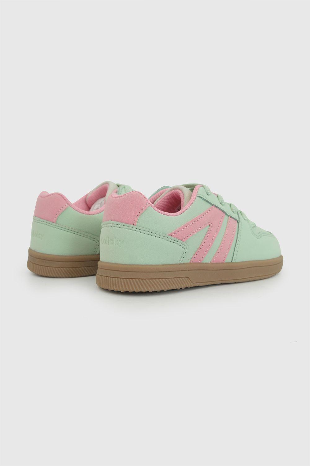 Zapatilla Urbana Verde Niña 21-27 Colloky-4