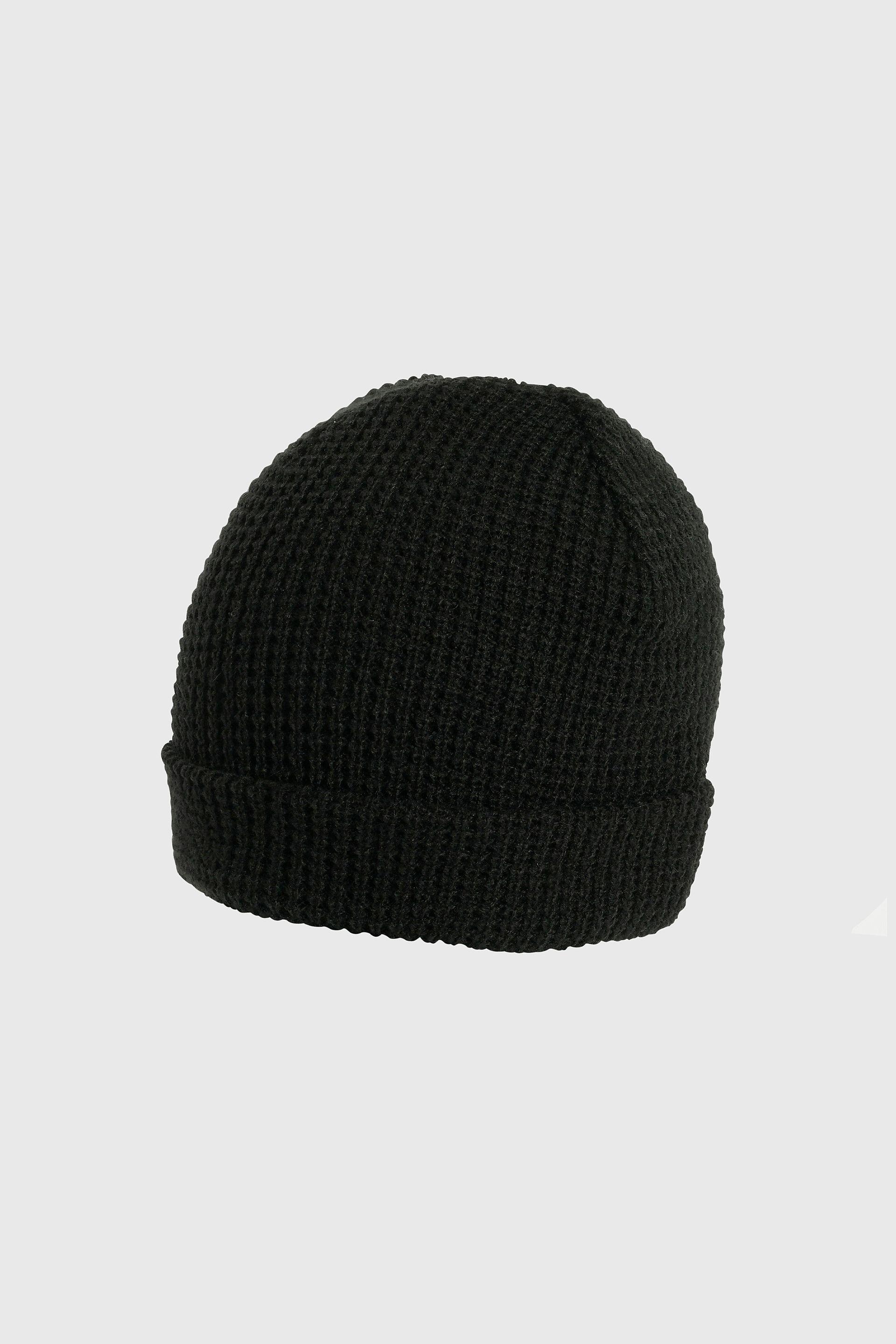 Gorro Tejido Básico Negro-0