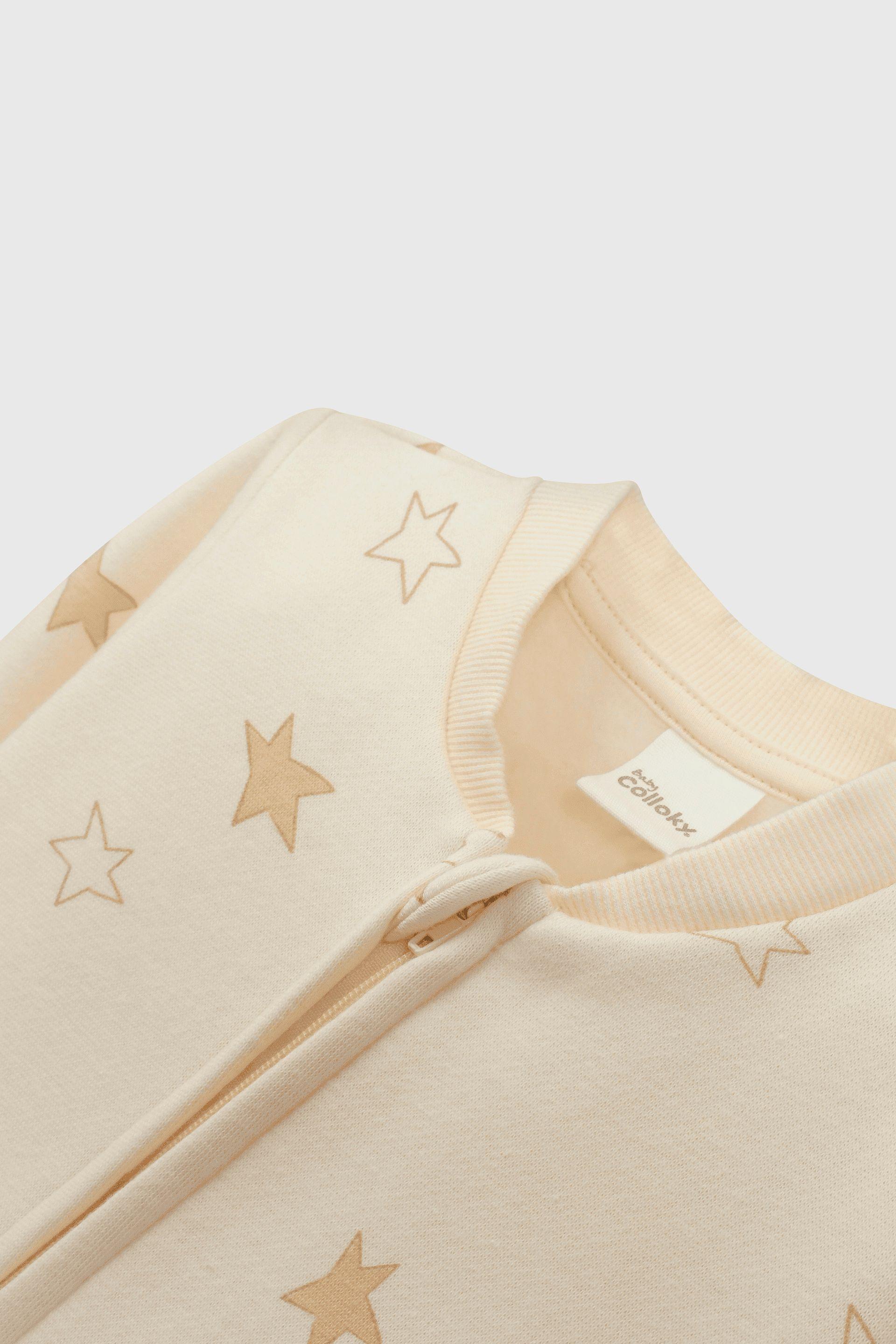Pijama Franela con Estrellas Celeste para Bebé de 0 a 24 meses-2