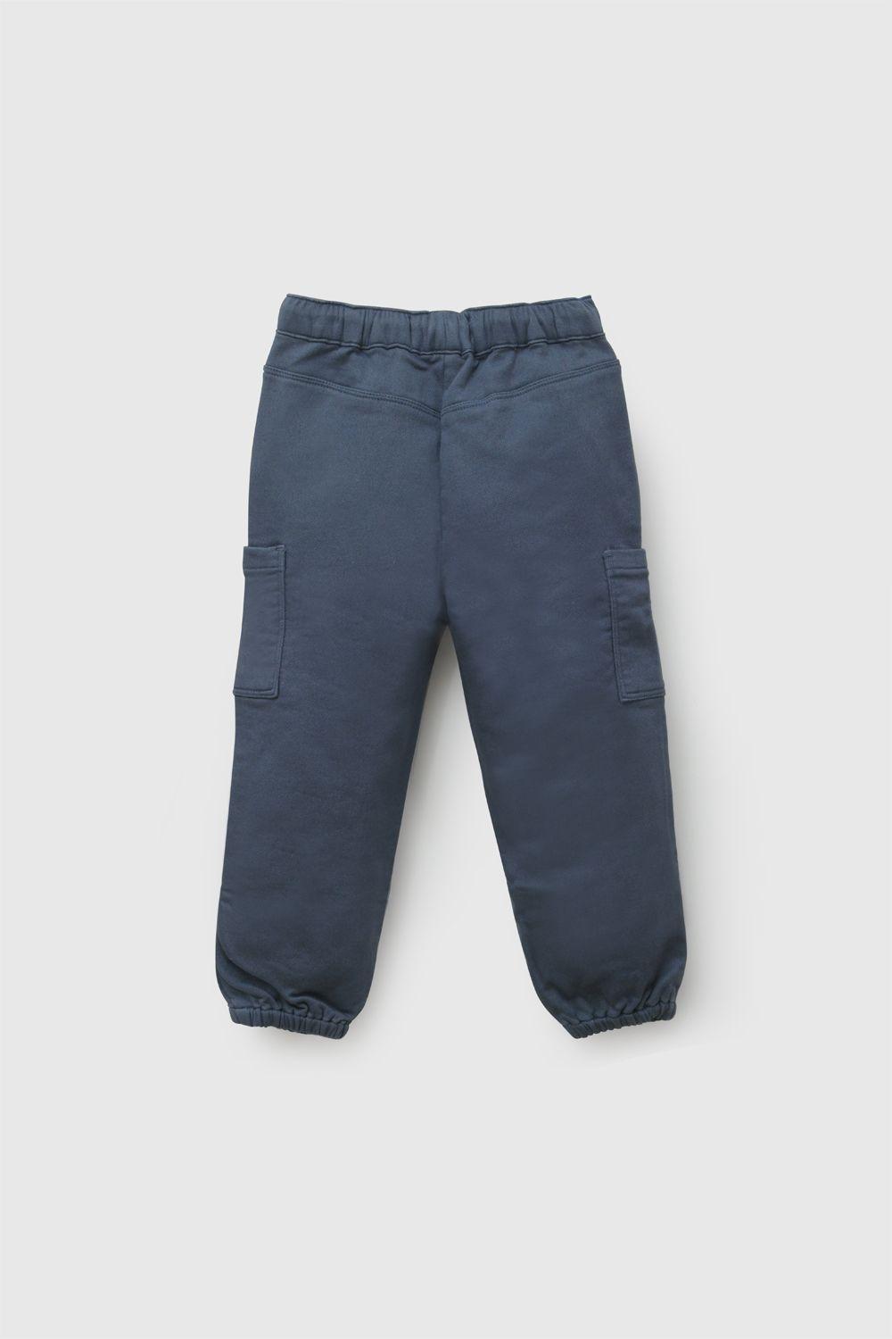Pantalon Cargo Denim Niño 6-9M a 4-5A Colloky-2