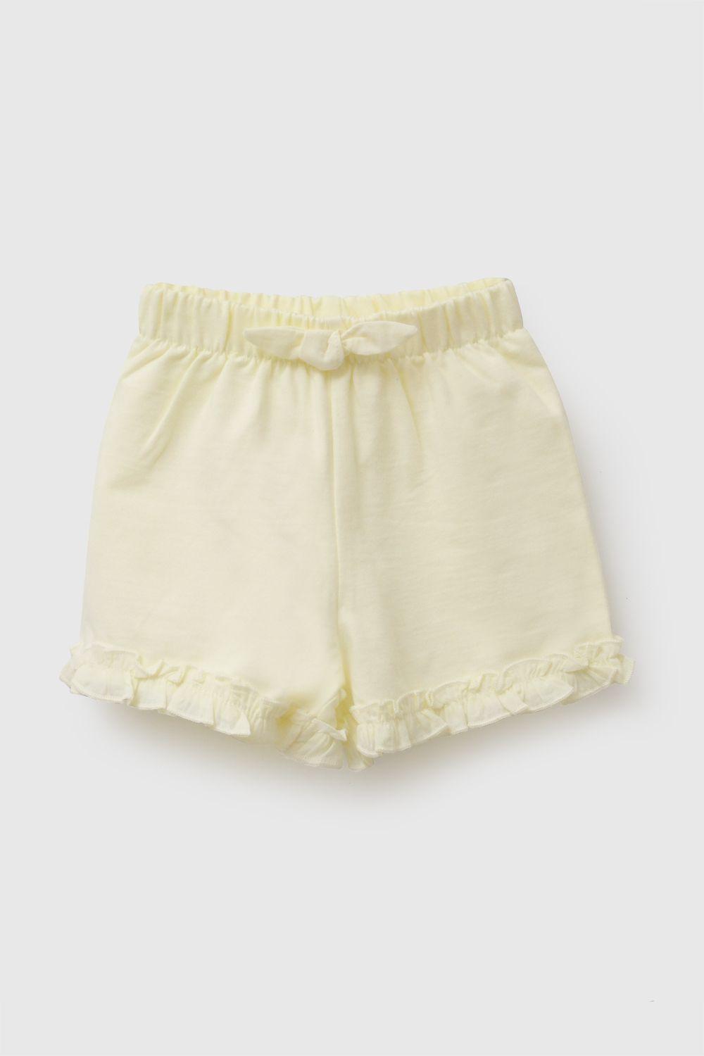 Short Amarillo Niña 6-9M a 4-5A Colloky-0