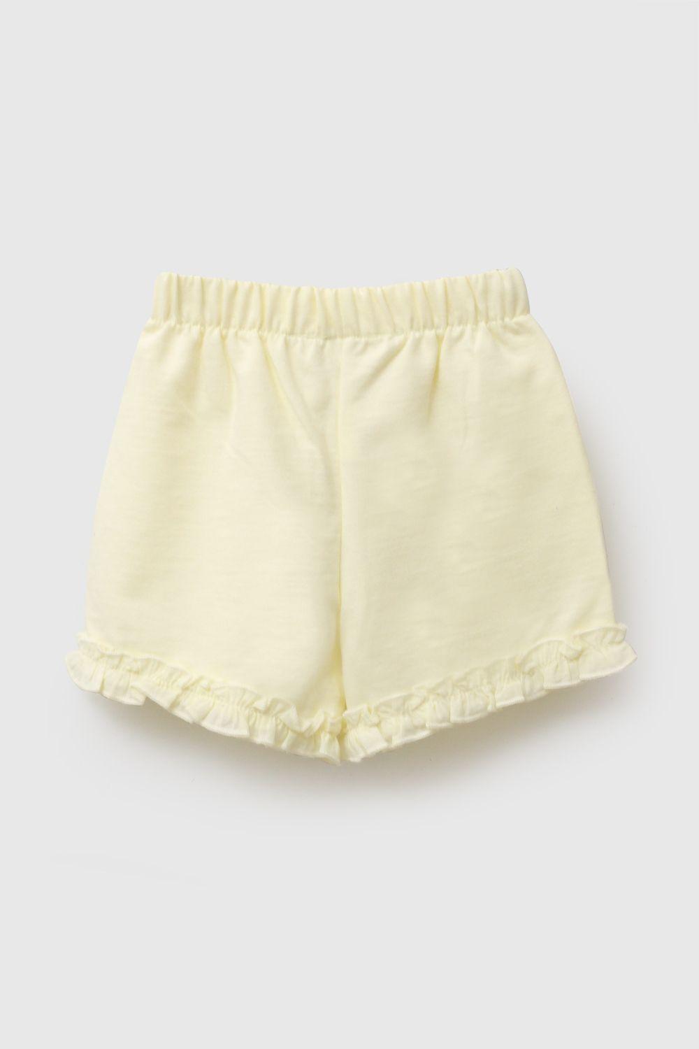 Short Amarillo Niña 6-9M a 4-5A Colloky-2