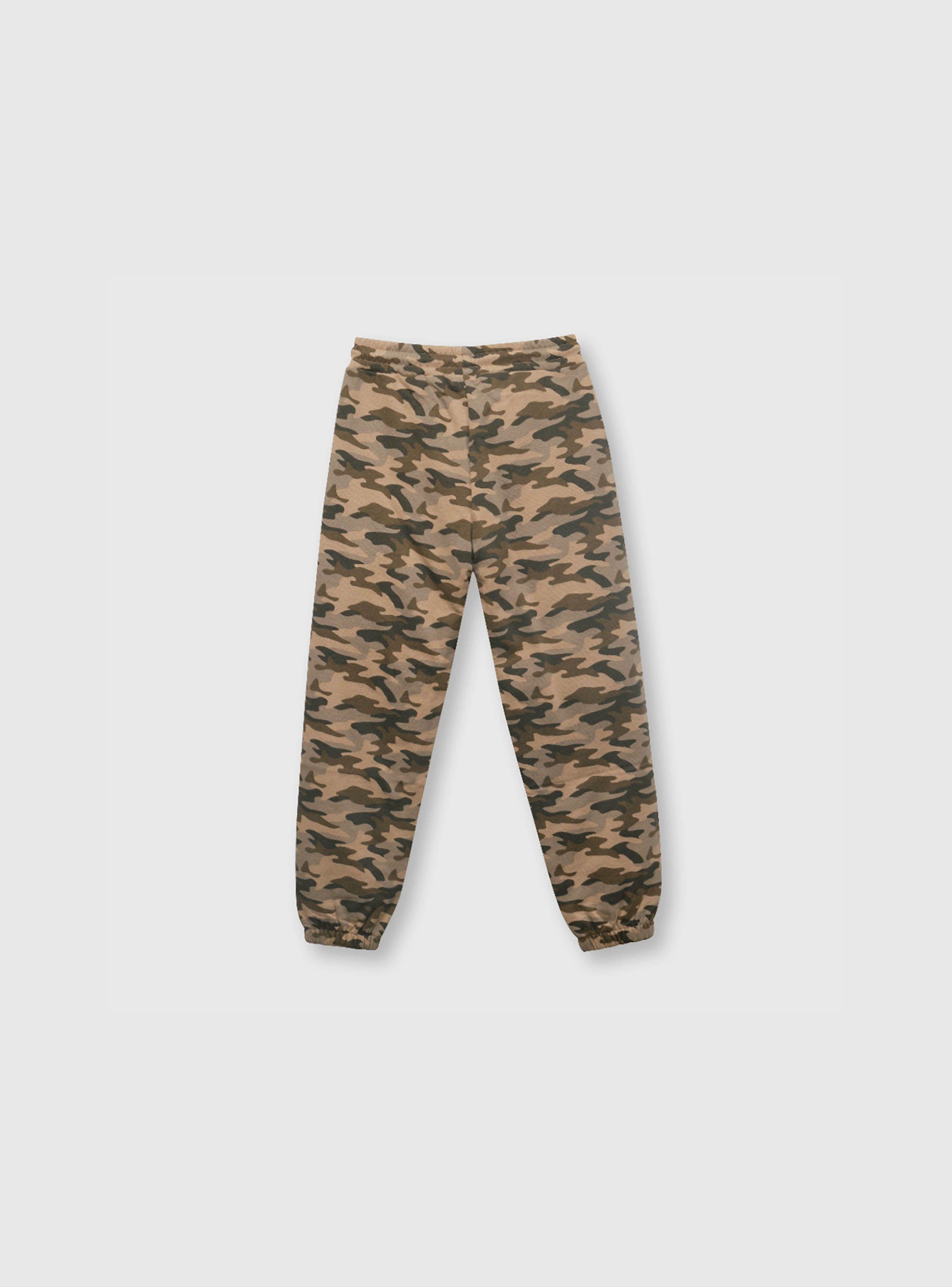 Pantalón Niño Camuflado Verde Olivo (2 A 12 Años) Colloky-1