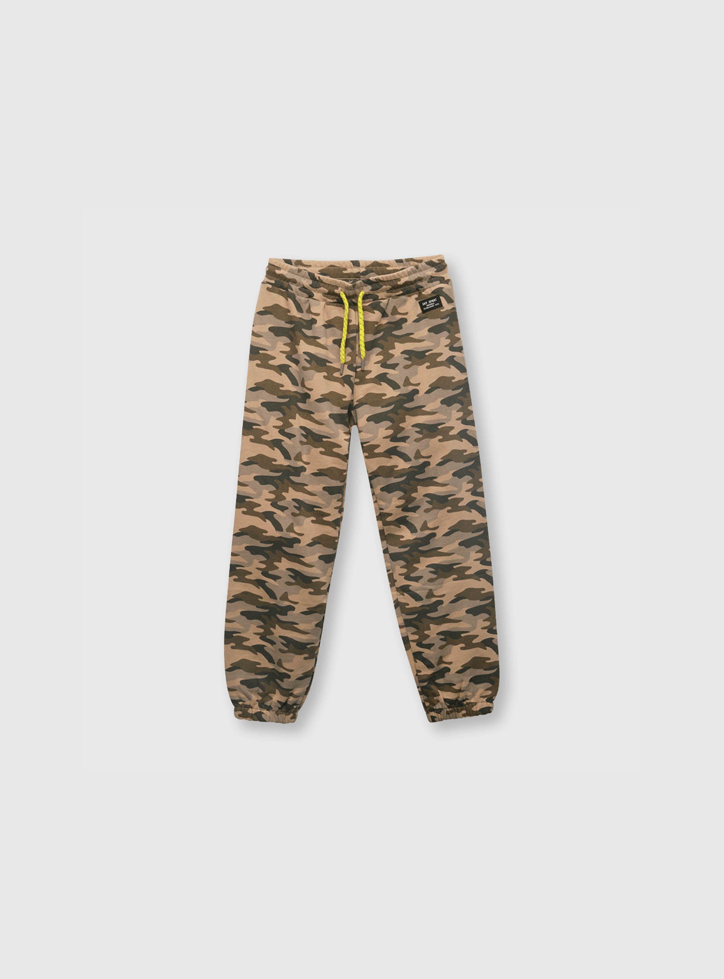 Pantalón Niño Camuflado Verde Olivo (2 A 12 Años) Colloky-0