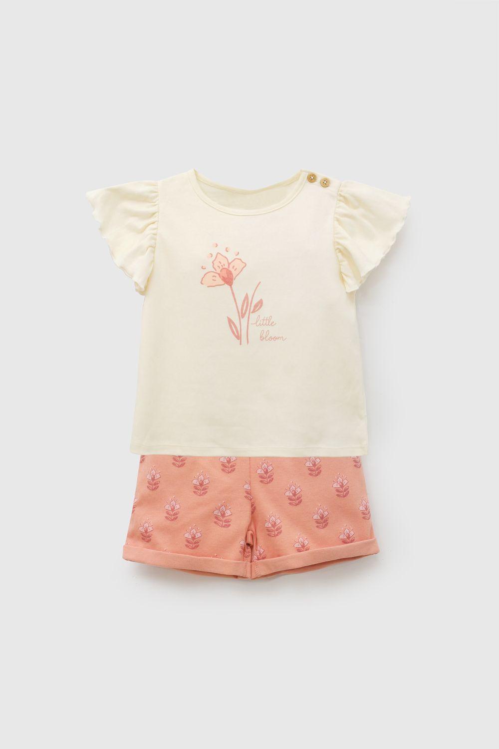 Conjunto flores niña rosado 6/9m a 4-5A-0