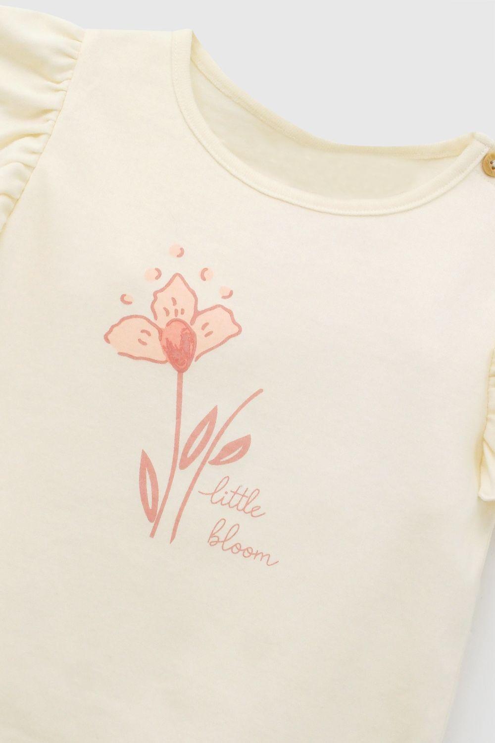 Conjunto flores niña rosado 6/9m a 4-5A-4