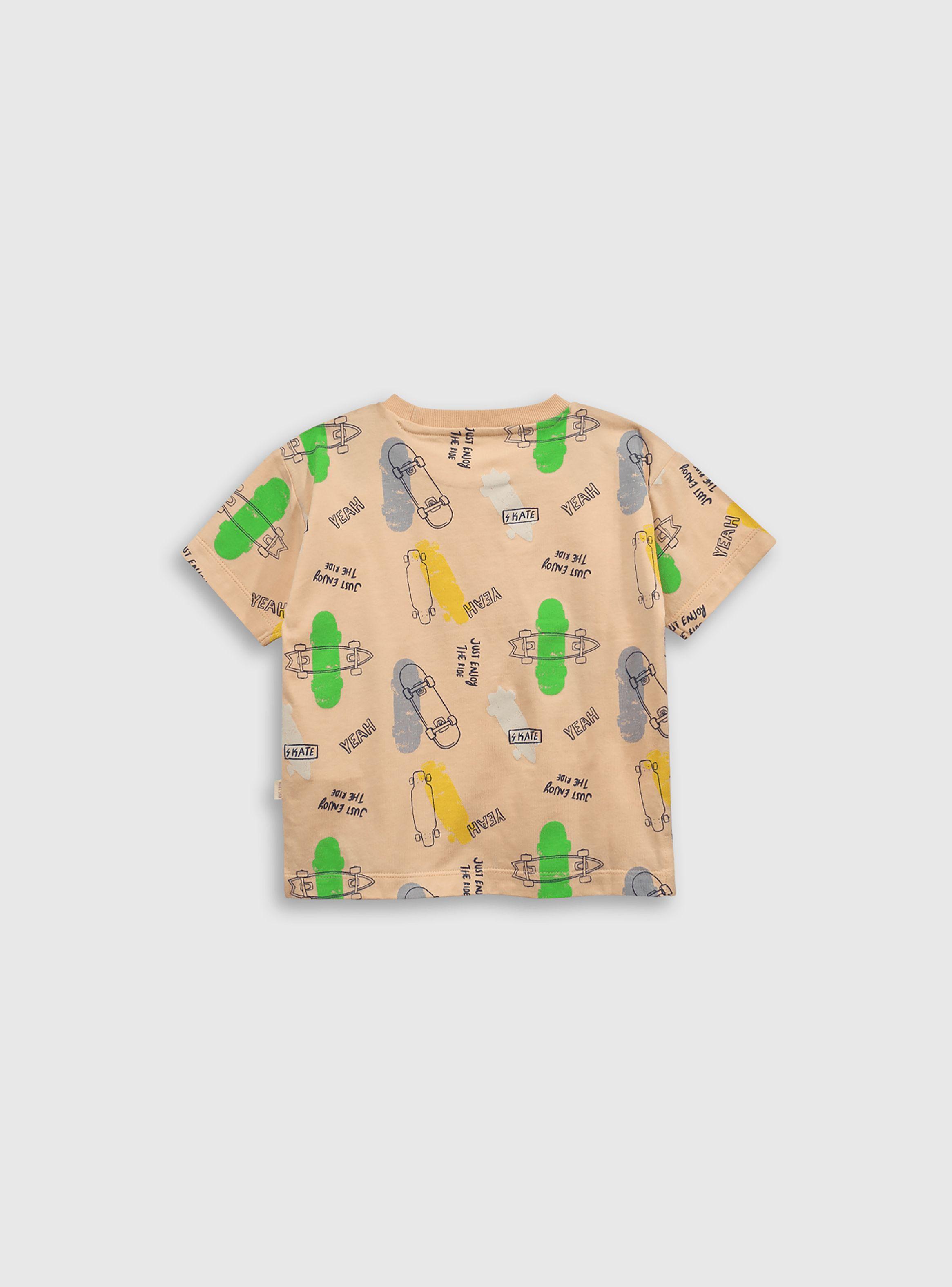 Polera Niño Naranjo 54733 Colloky-1