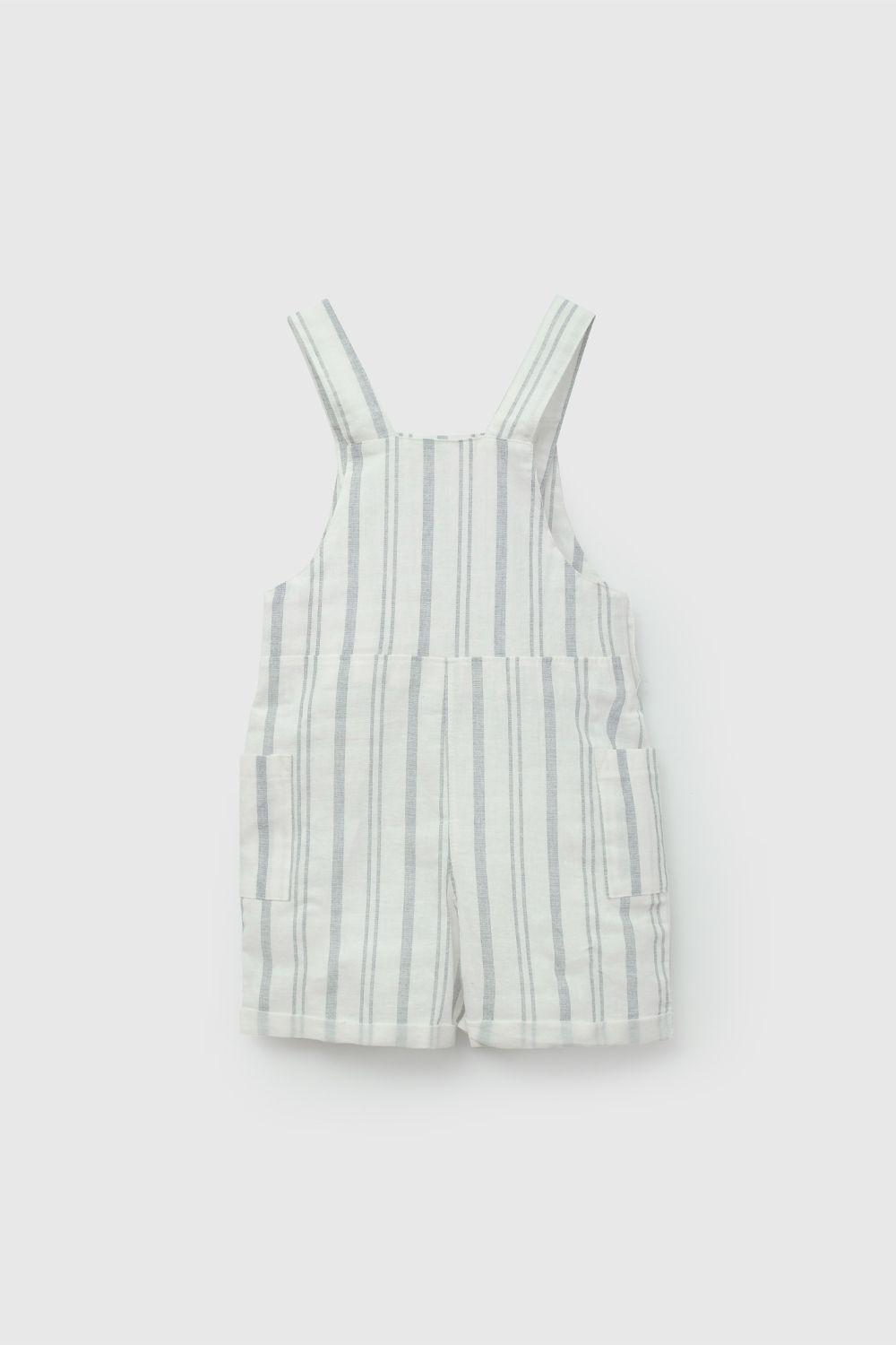 Conjunto Jardinera Y Body Rayado De Niño COAL0109V26-3