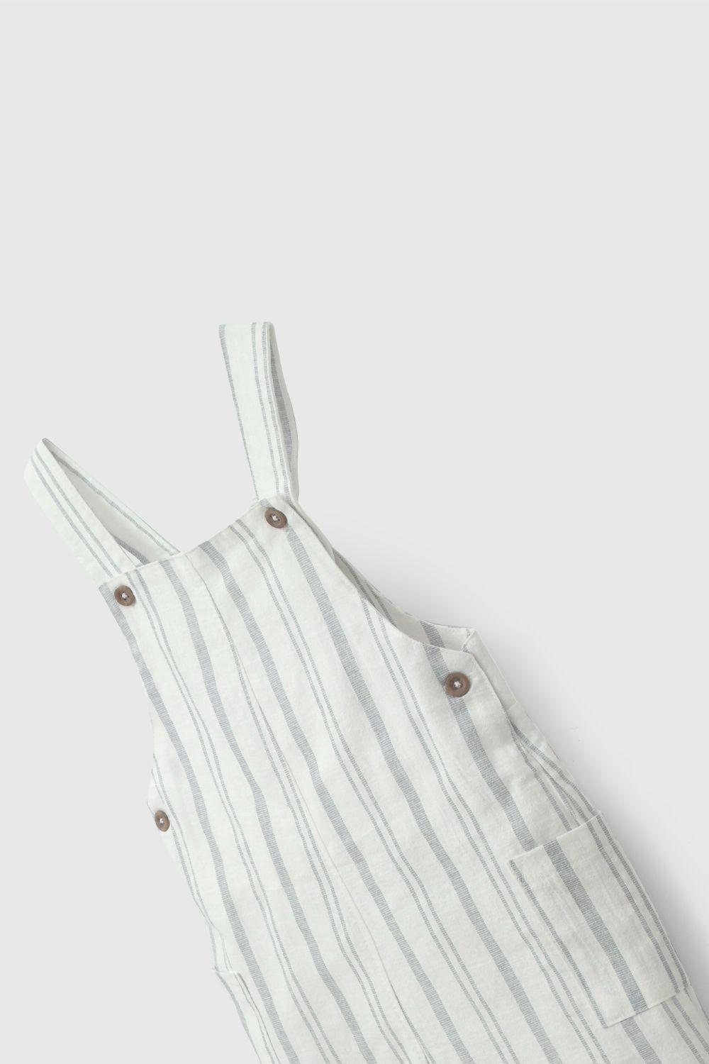 Conjunto Jardinera Y Body Rayado De Niño COAL0109V26-6