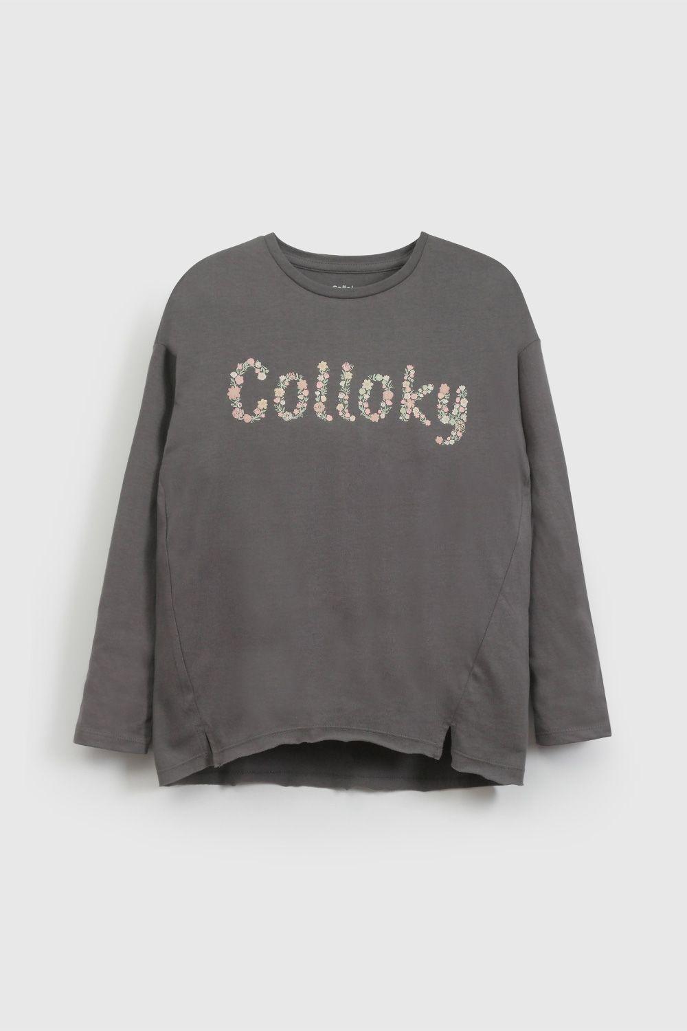 Polera  Negra Colloky  De Niña POJE4403V26-0