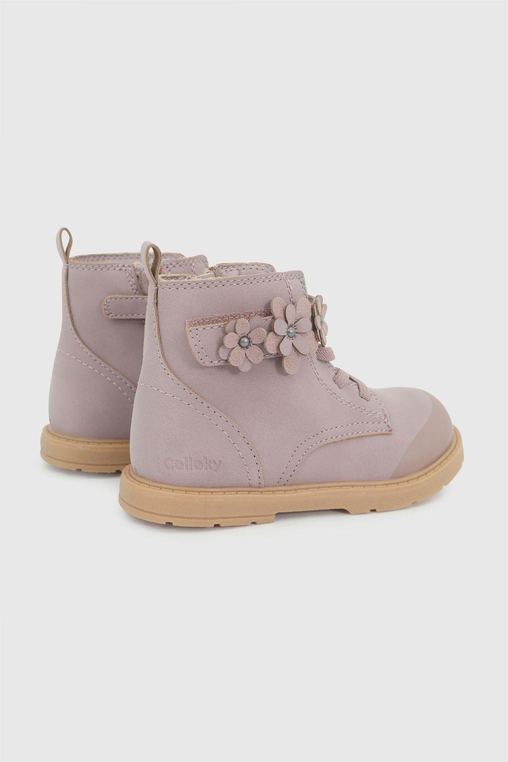 Botin Niña Morado 7954 Colloky-4