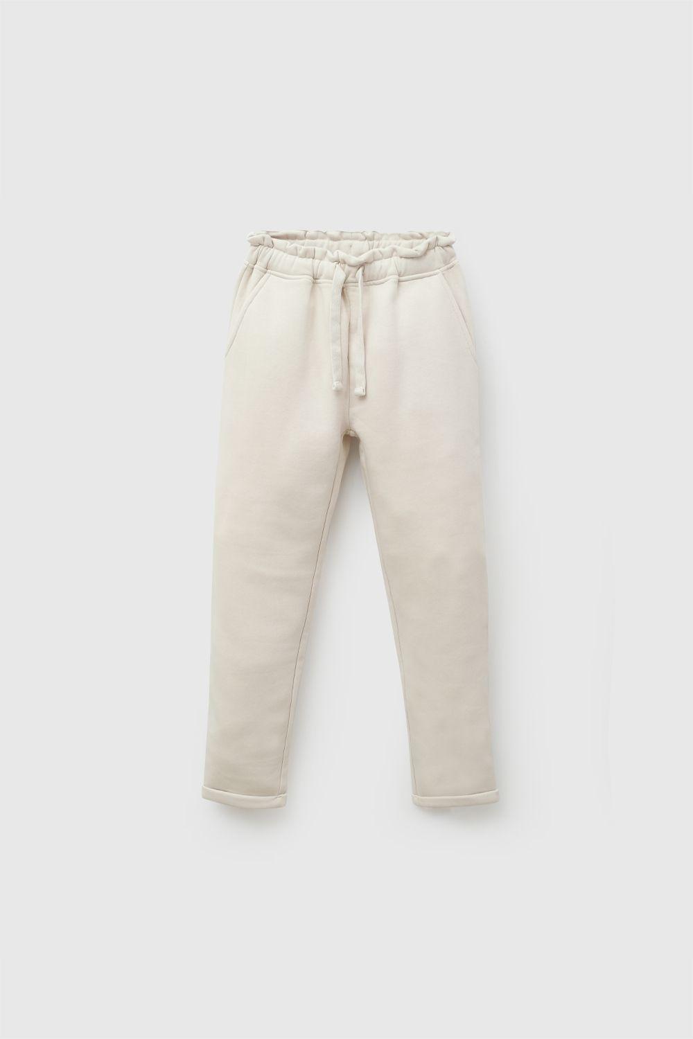 Pantalon Buzo Beige Niña 3-4A a 12-13A Colloky-0