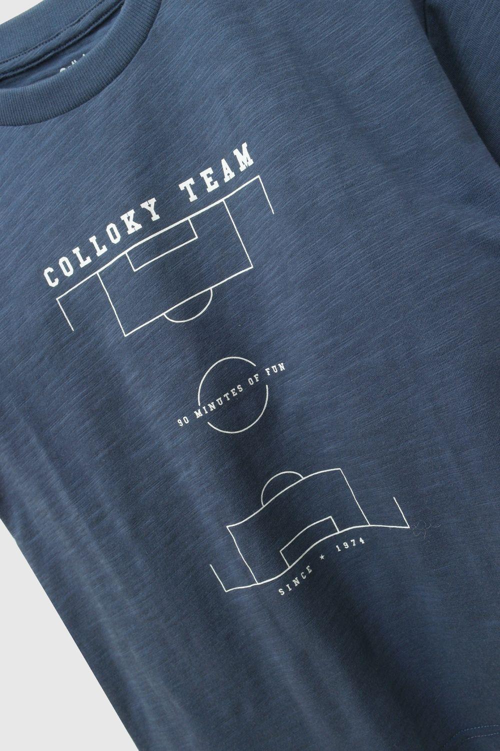 Polera Futbol Denim Niño 3-4A a 12-13A Colloky-2