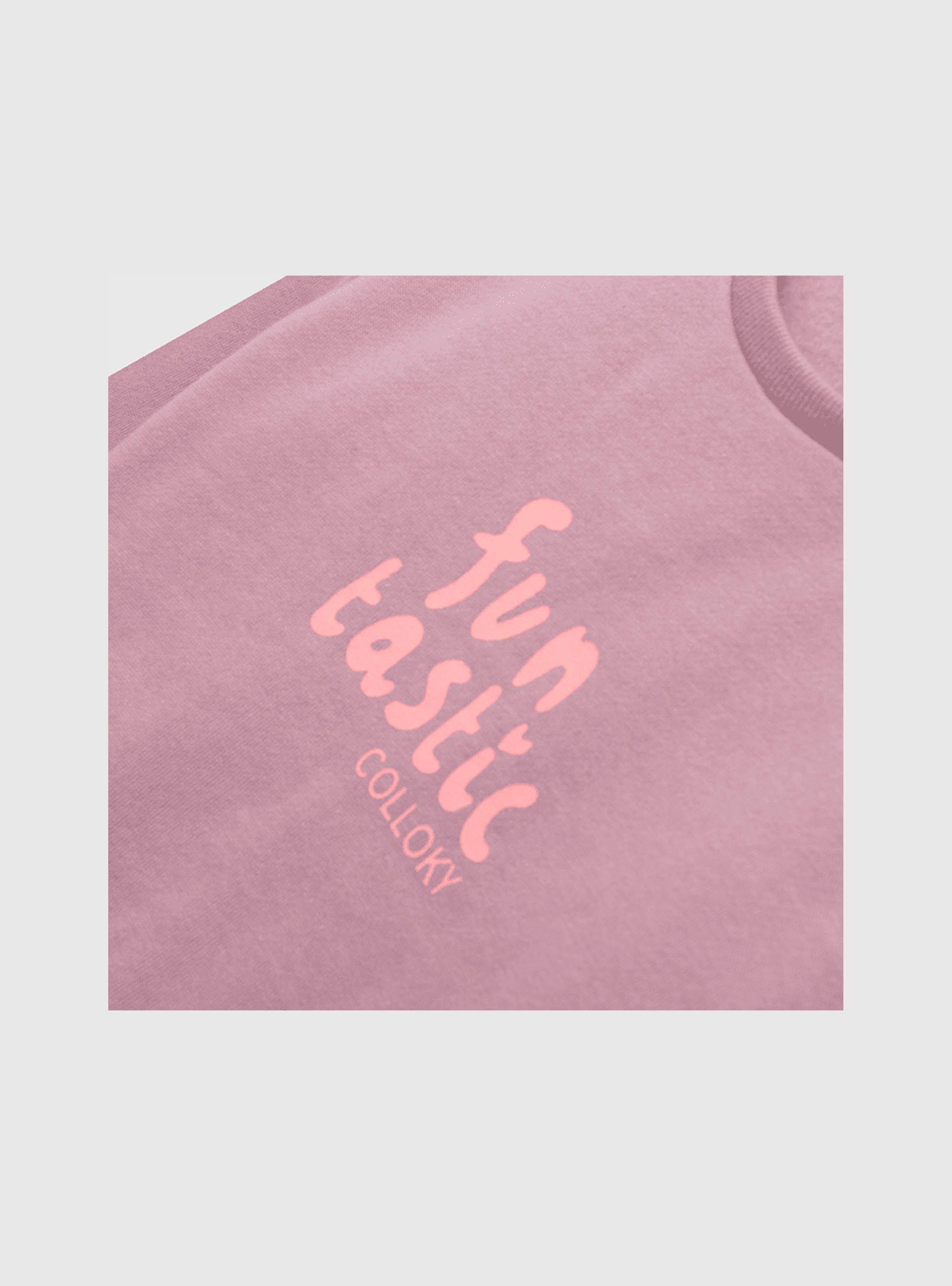 Polerón Bebé Niña Estampado Morado (3 A 36 Meses) Colloky-2