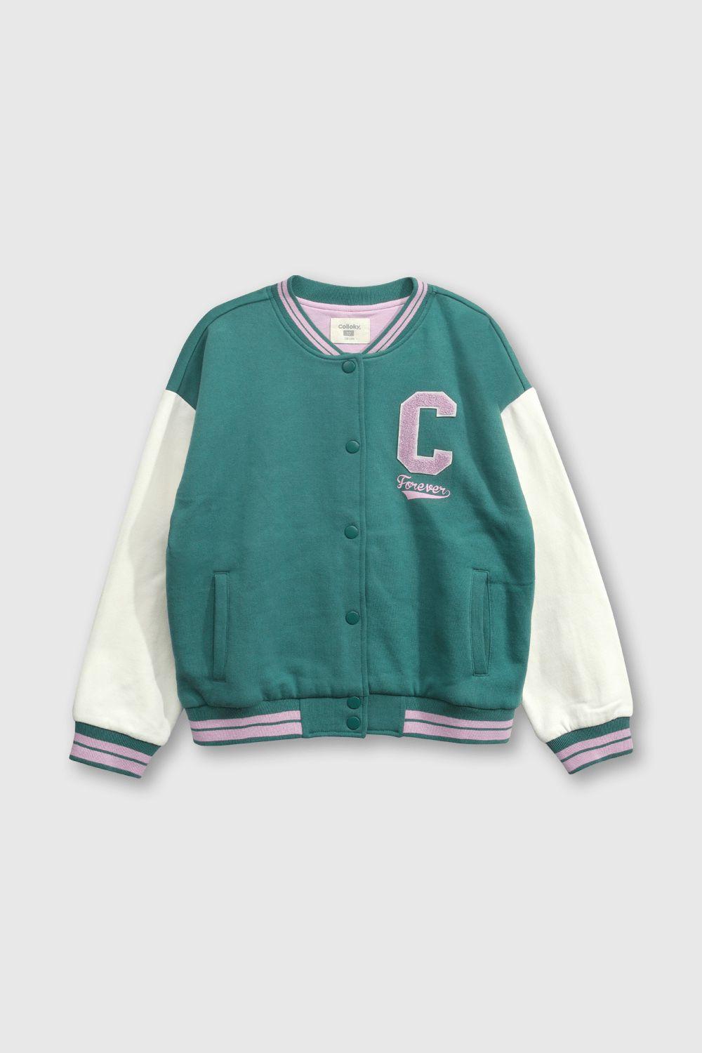 Poleron Verde de Niña-0