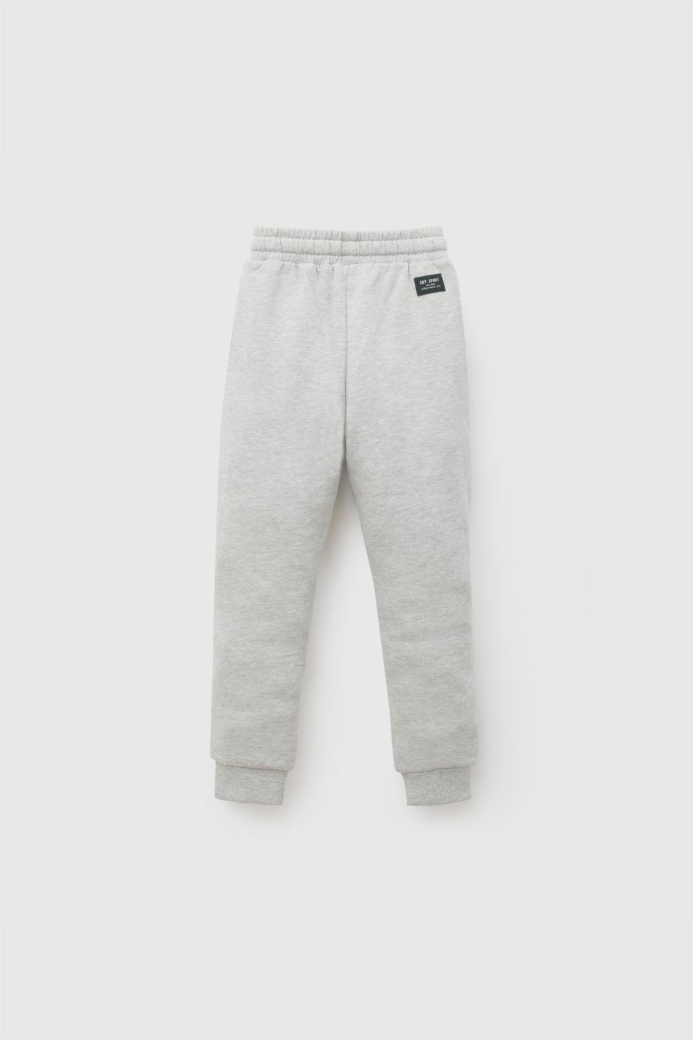 Pantalon Buzo Gris Niño 3-4A a 12-13A Colloky-1