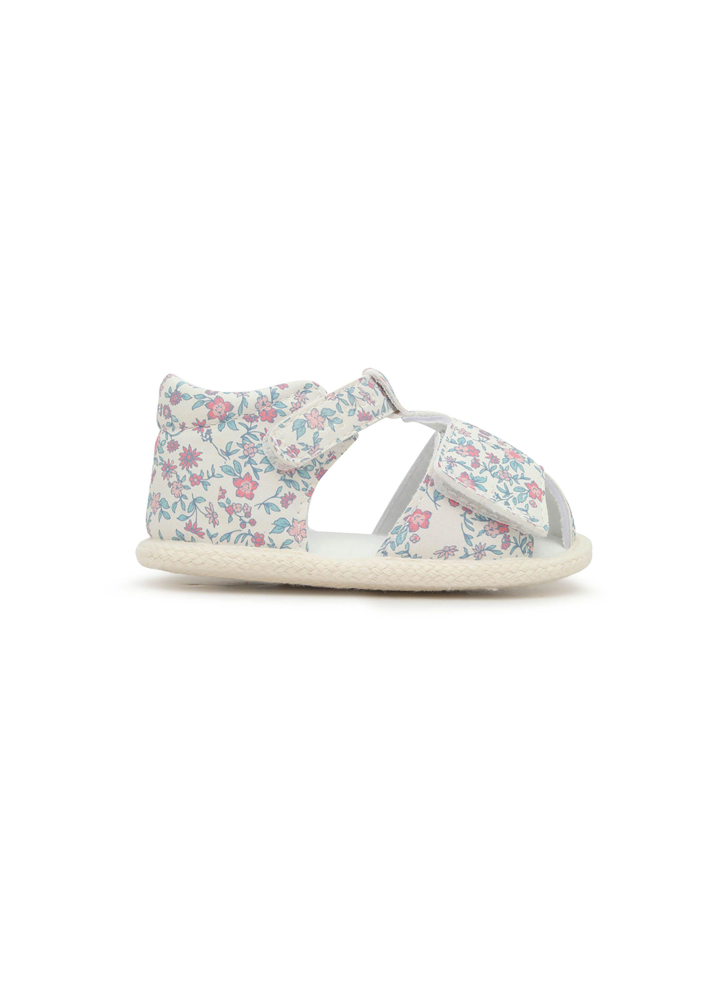 Sandalia De Bebé Niña Blanco (14 A 18) Colloky-1