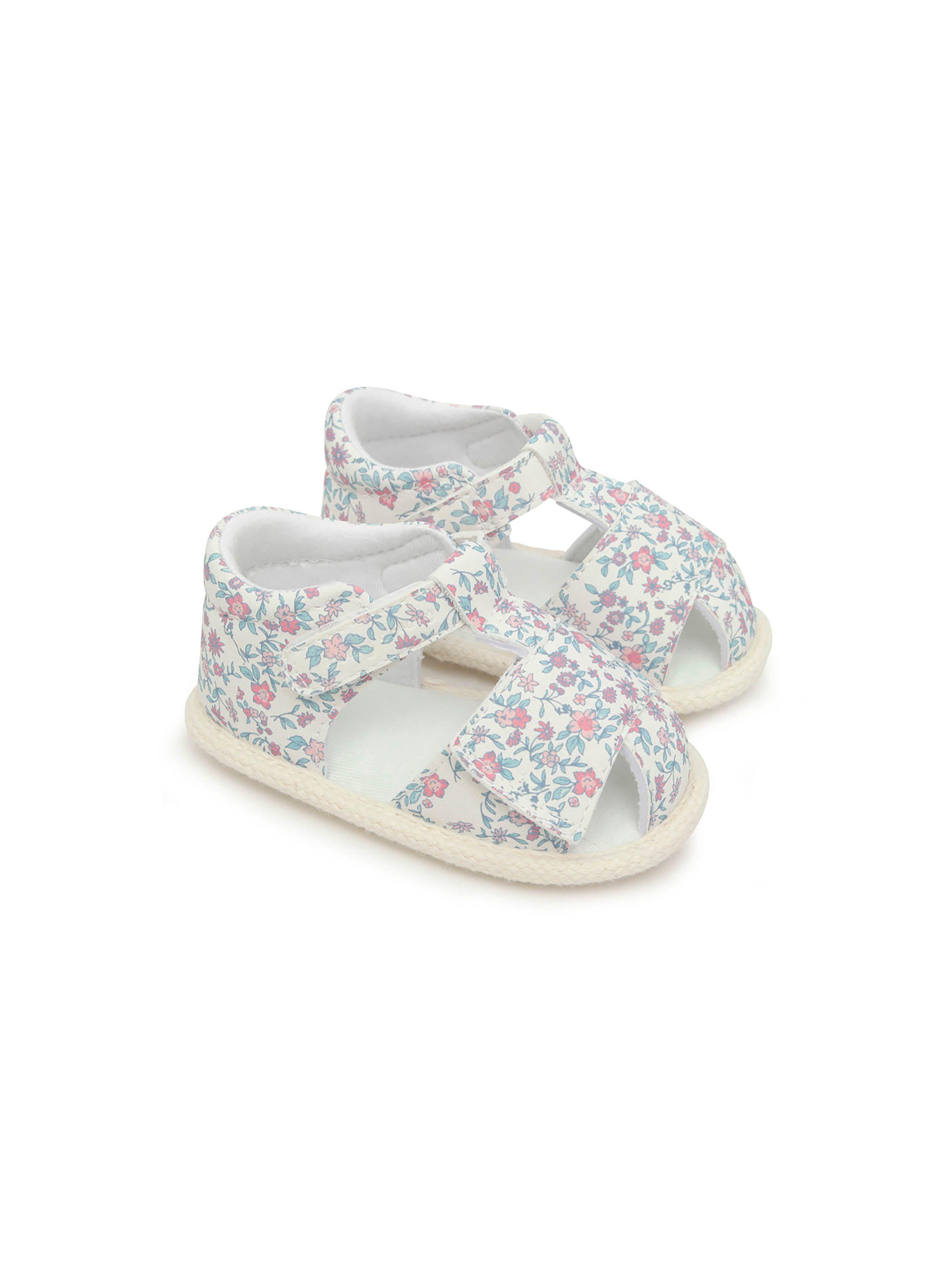 Sandalia De Bebé Niña Blanco (14 A 18) Colloky-0