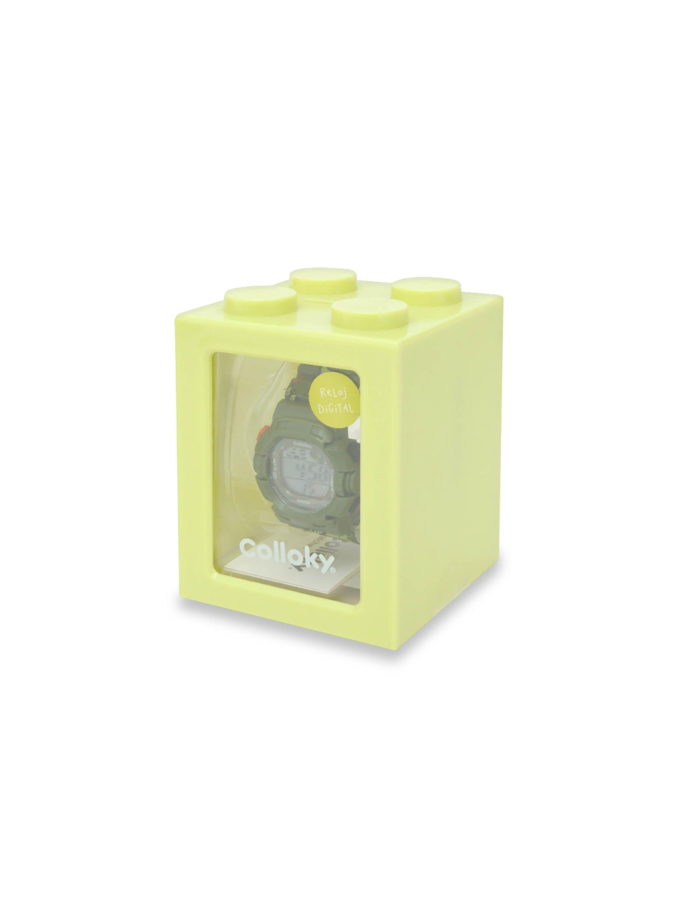Reloj De Niño Digital Verde (Talla Única) Colloky-1
