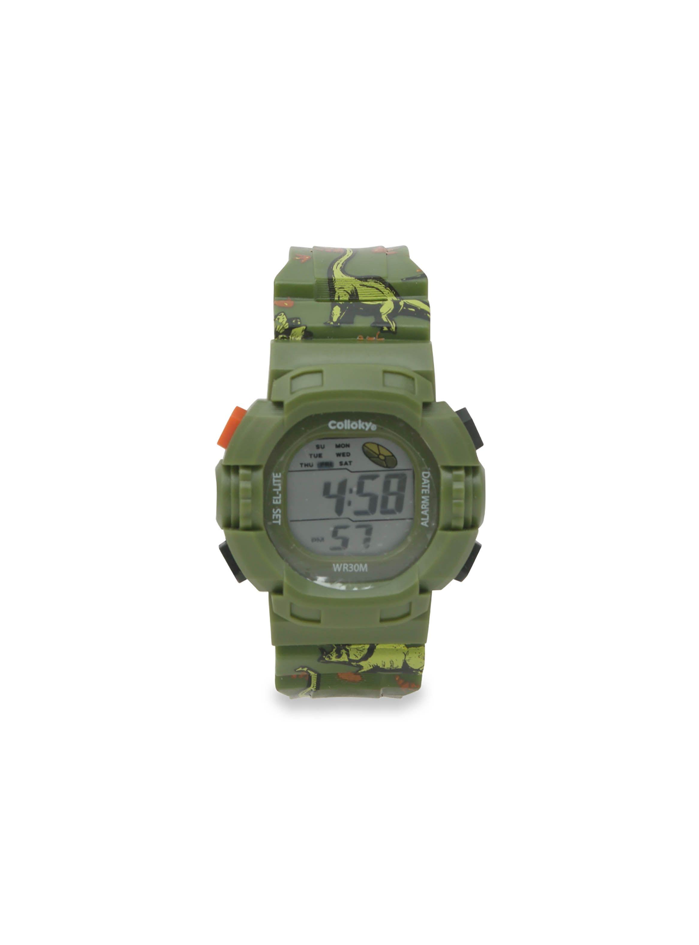 Reloj De Niño Digital Verde (Talla Única) Colloky-0