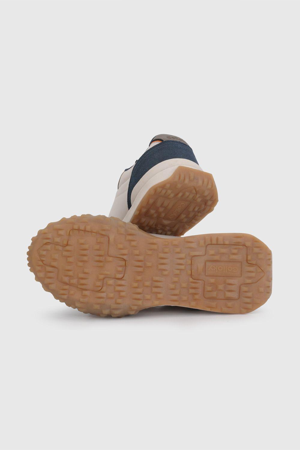 Zapatilla Urbana Azul con Verde 57250298V26 KID2-2